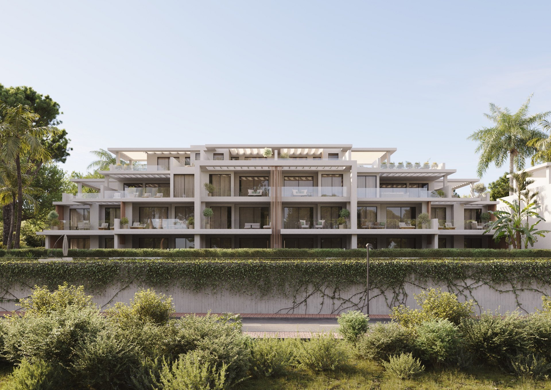 Amplio y luminoso apartamento en planta baja con jardín privado, en la Nueva Milla de Oro, Estepona