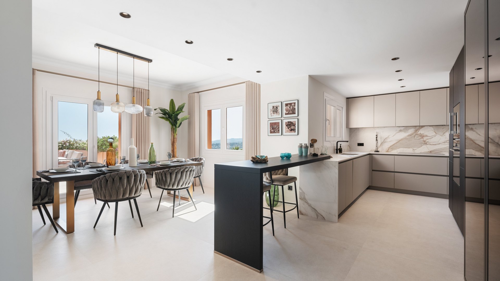 Charming Andalusian style duplex with panoramic sea views, Nueva Andalucía