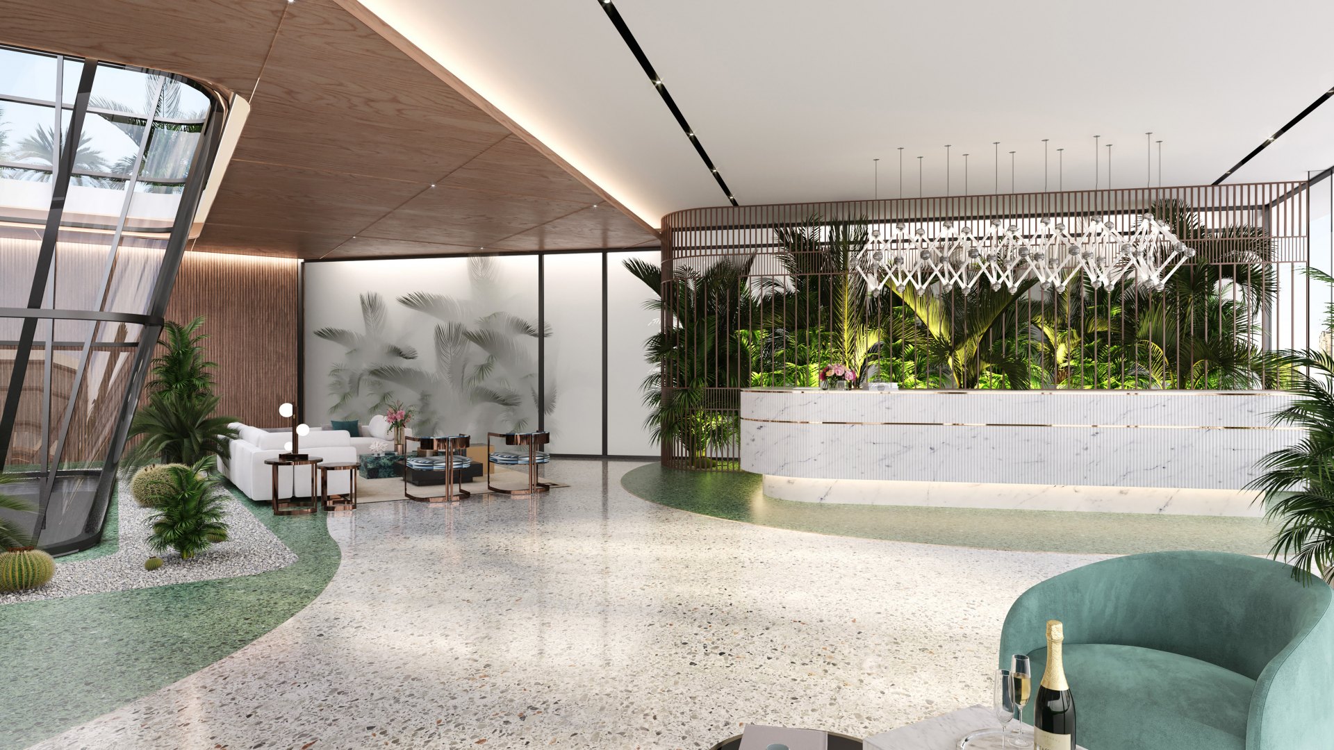 Spectacular residence with garden in the upper part of the Golden Mile