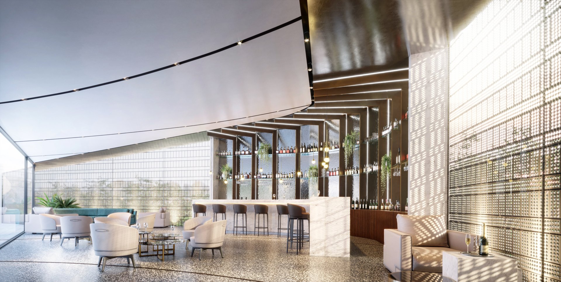 Spectacular residence with garden in the upper part of the Golden Mile