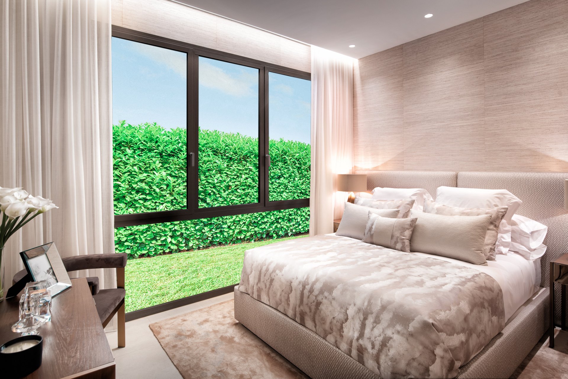 Spectacular residence with garden in the upper part of the Golden Mile