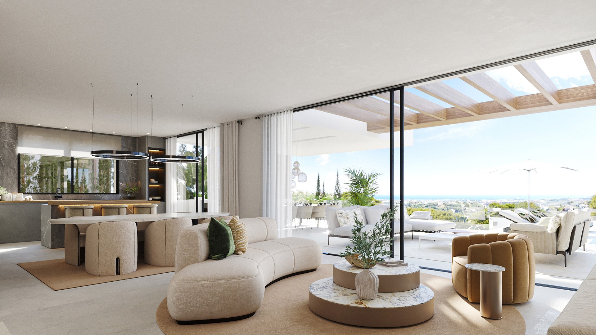 Incredible brand new off plan villa with stunning sea views in the new Golden Mile, Estepona