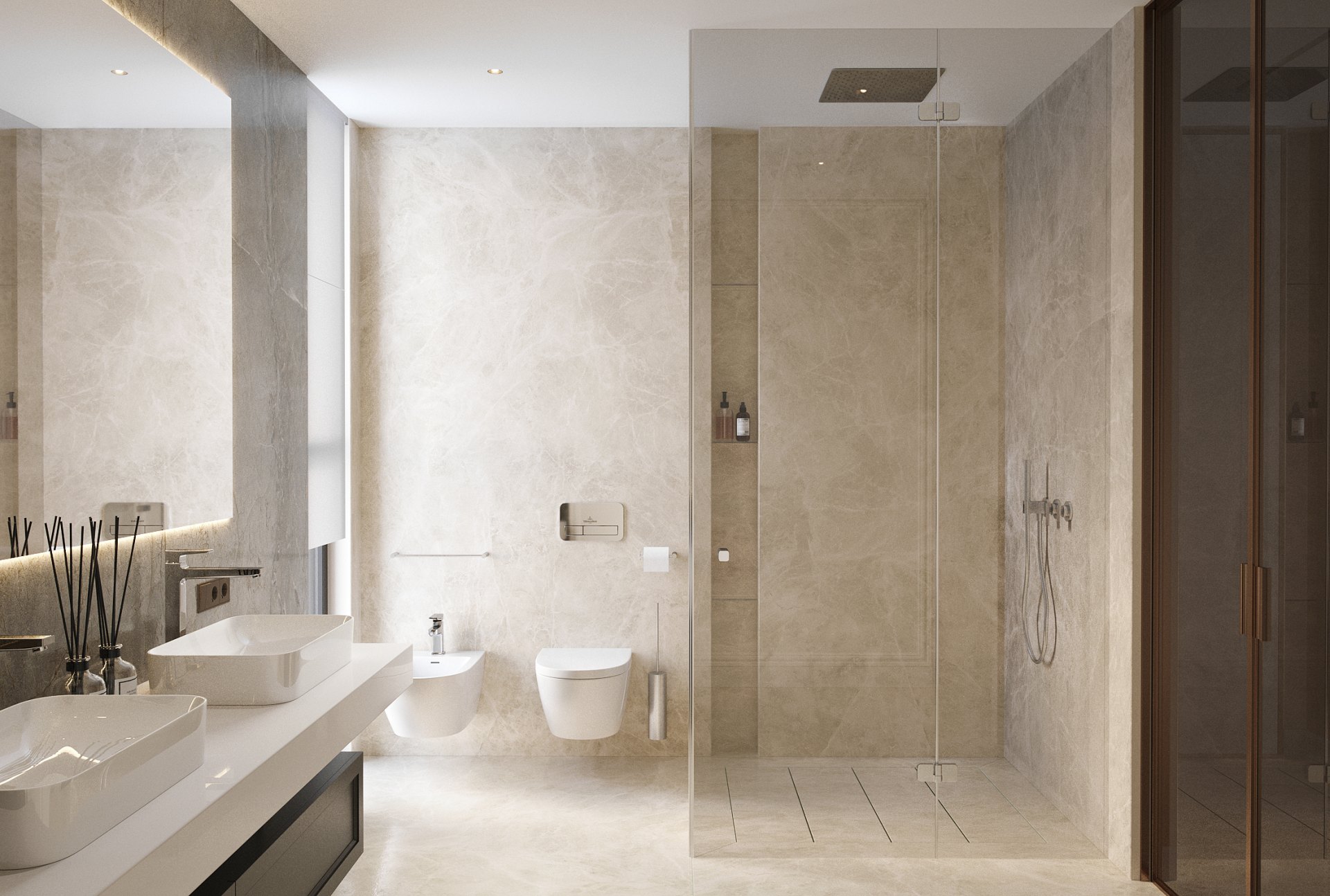 Luxurious villa off- plan on the beachfront in Las Chapas