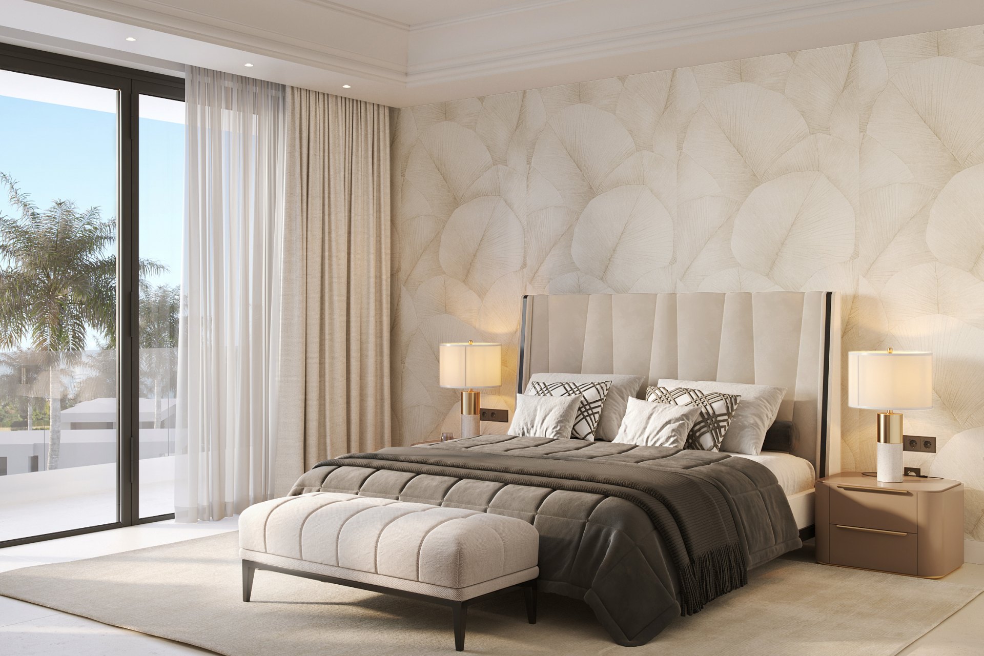 Luxurious villa off- plan on the beachfront in Las Chapas