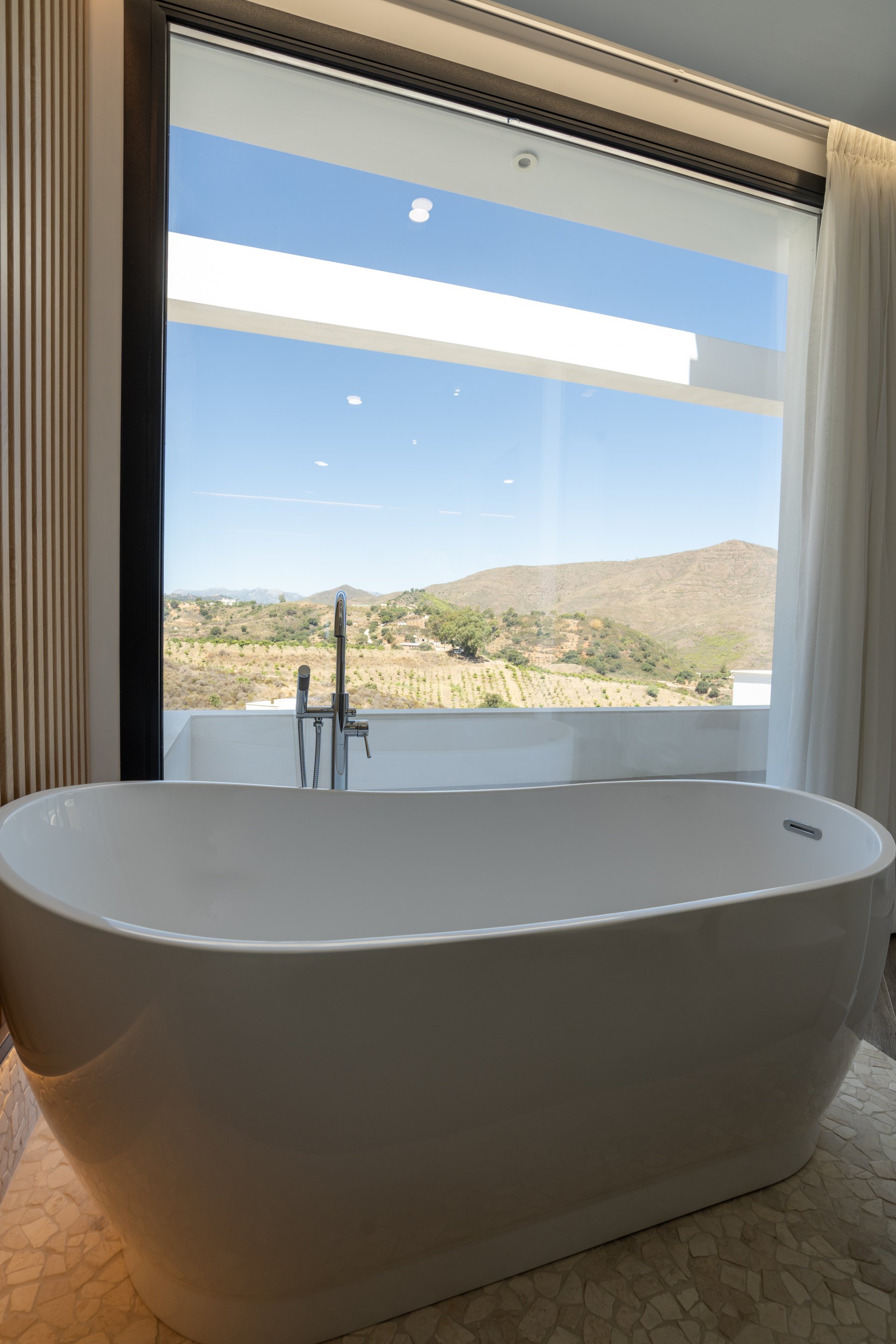 Villa moderna con vistas a campo de golf