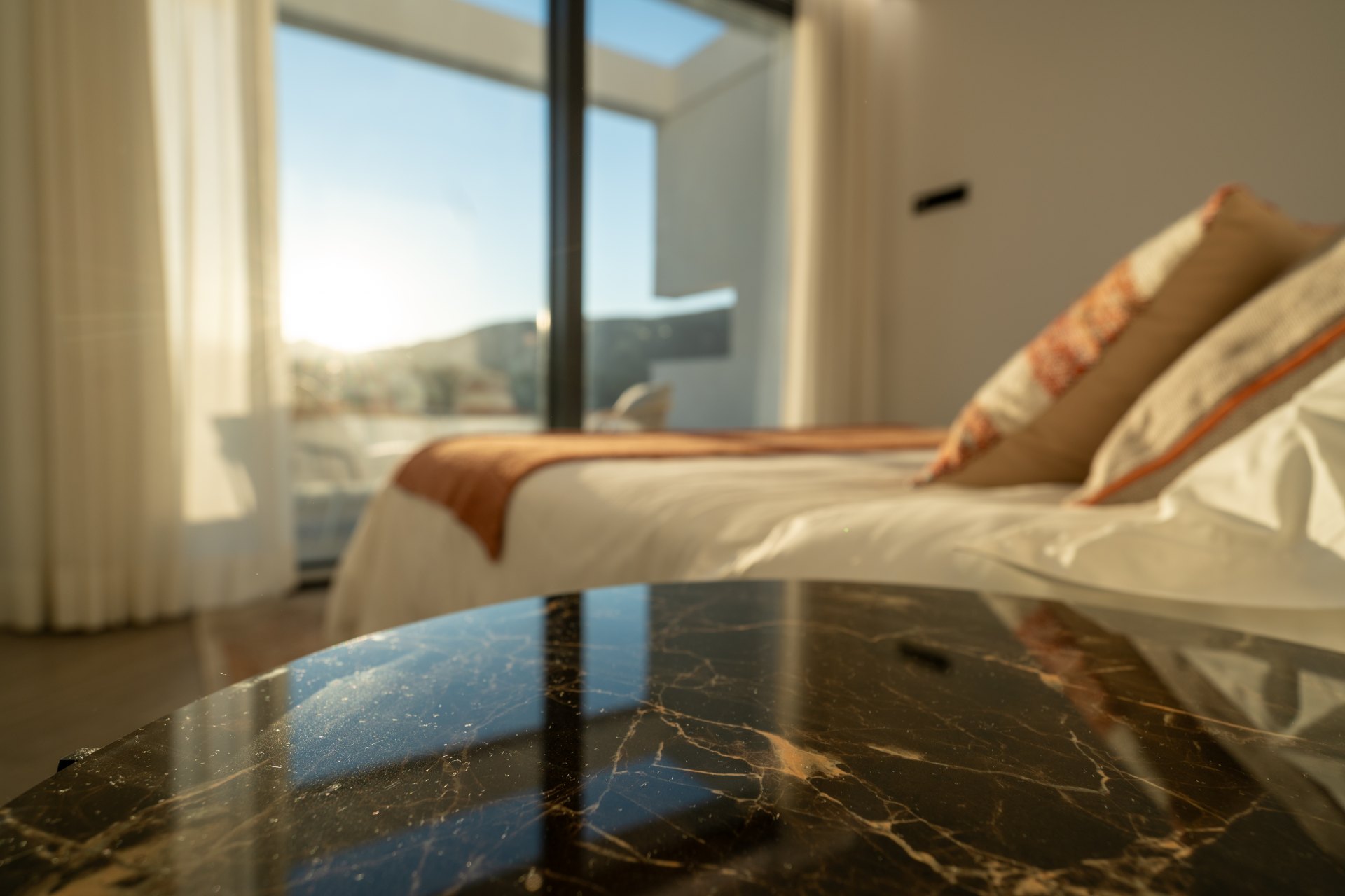 Villa moderna con vistas a campo de golf