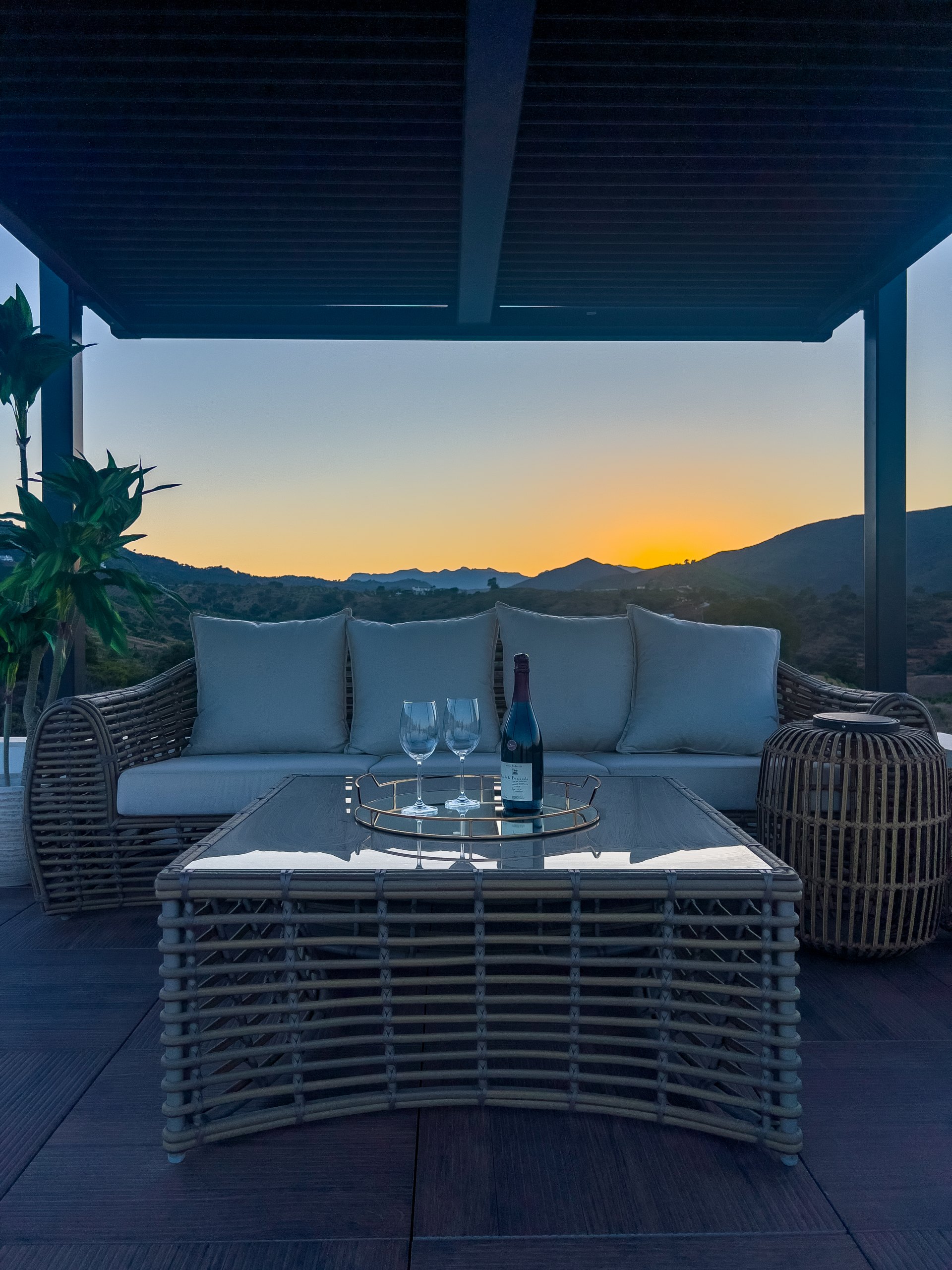 Villa moderna con vistas a campo de golf