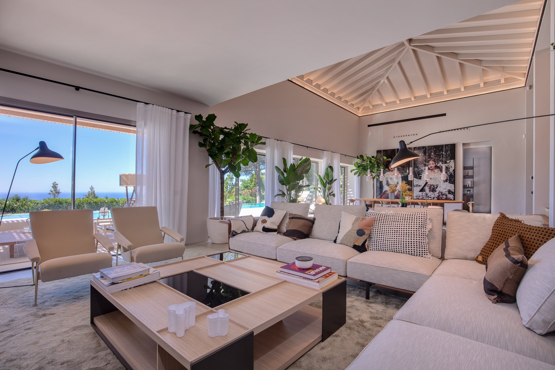 Beautiful villa in Mediterranean-Nordic style with spectacular sea views