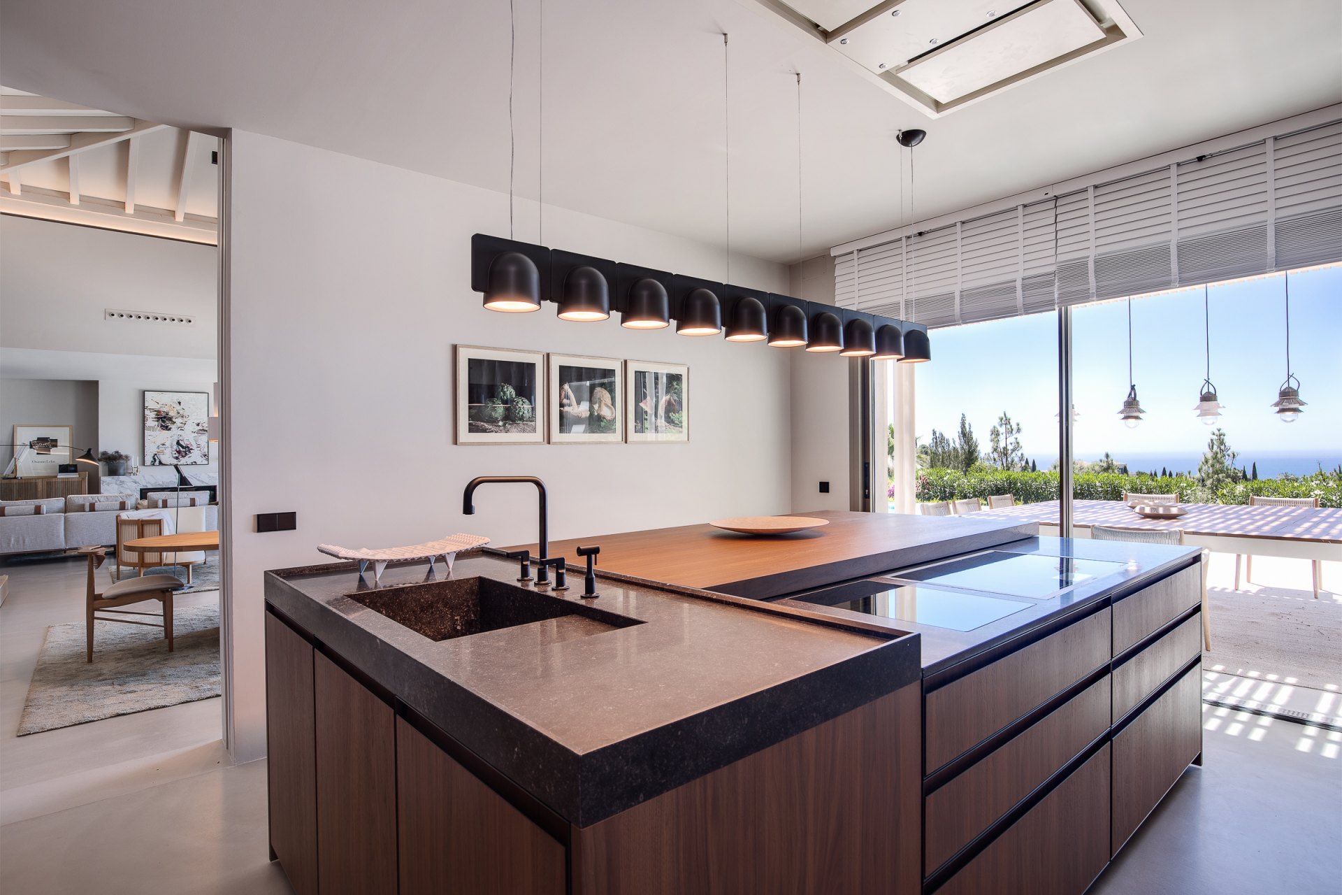 Beautiful villa in Mediterranean-Nordic style with spectacular sea views