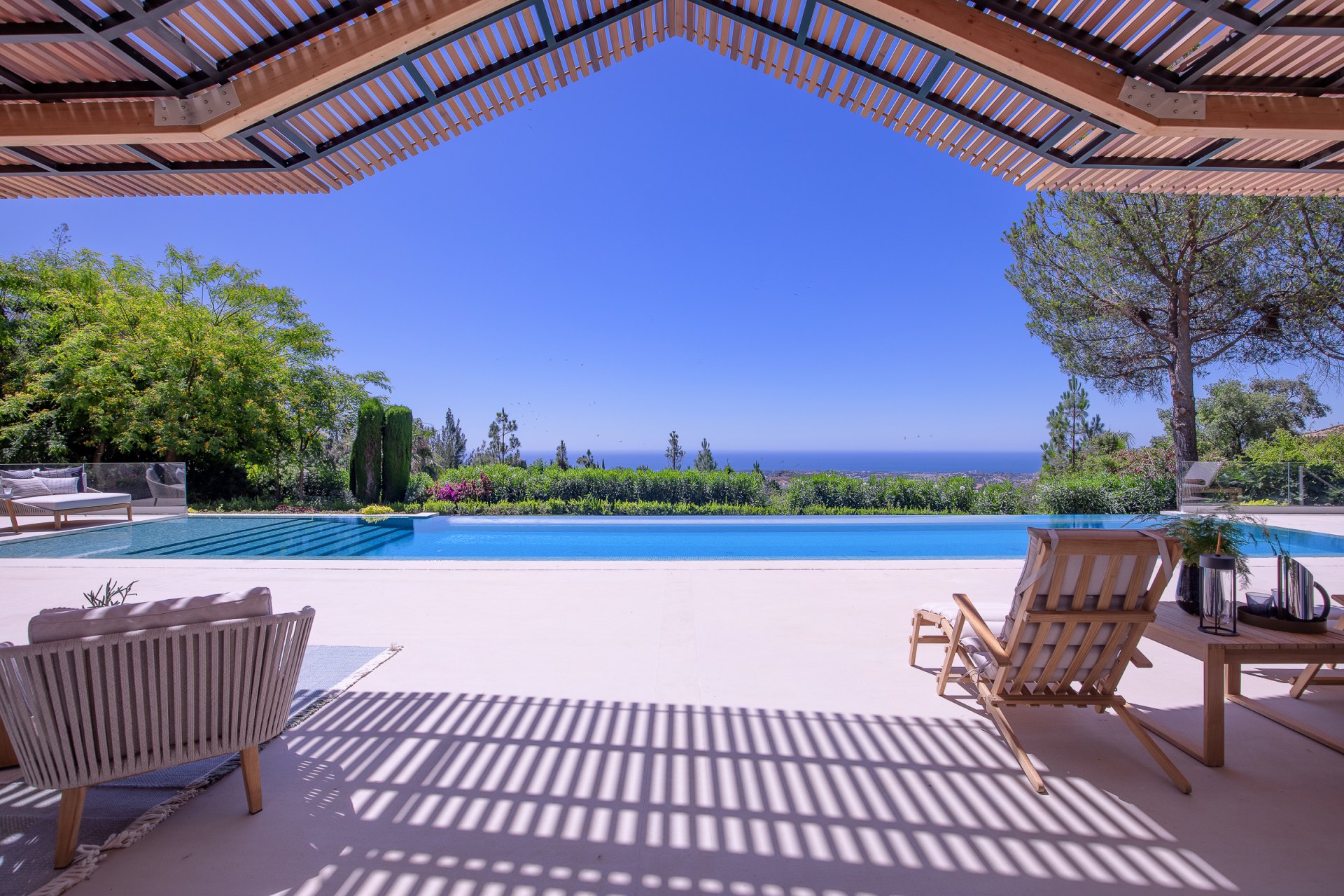 Beautiful villa in Mediterranean-Nordic style with spectacular sea views