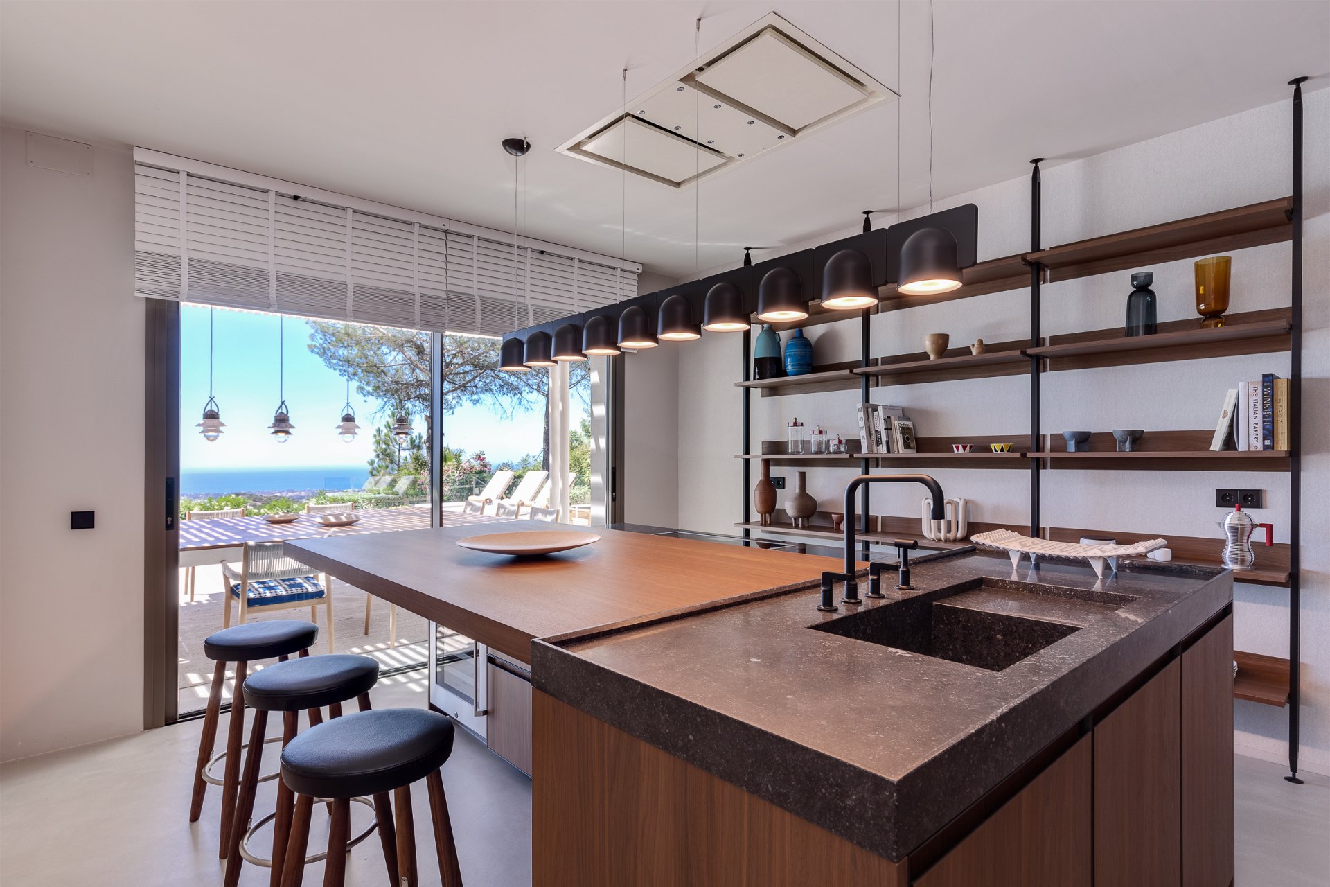 Beautiful villa in Mediterranean-Nordic style with spectacular sea views