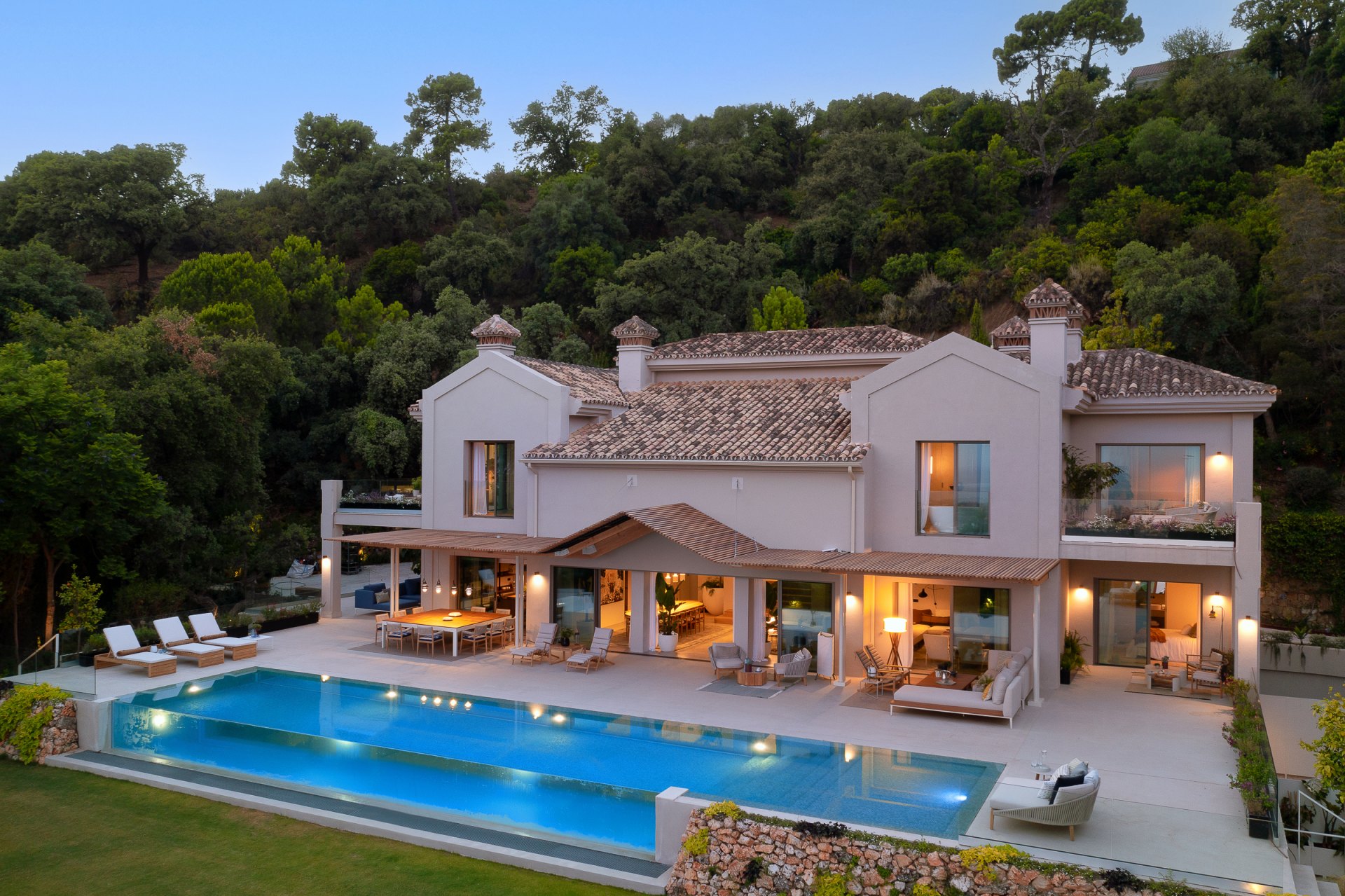 Beautiful villa in Mediterranean-Nordic style with spectacular sea views