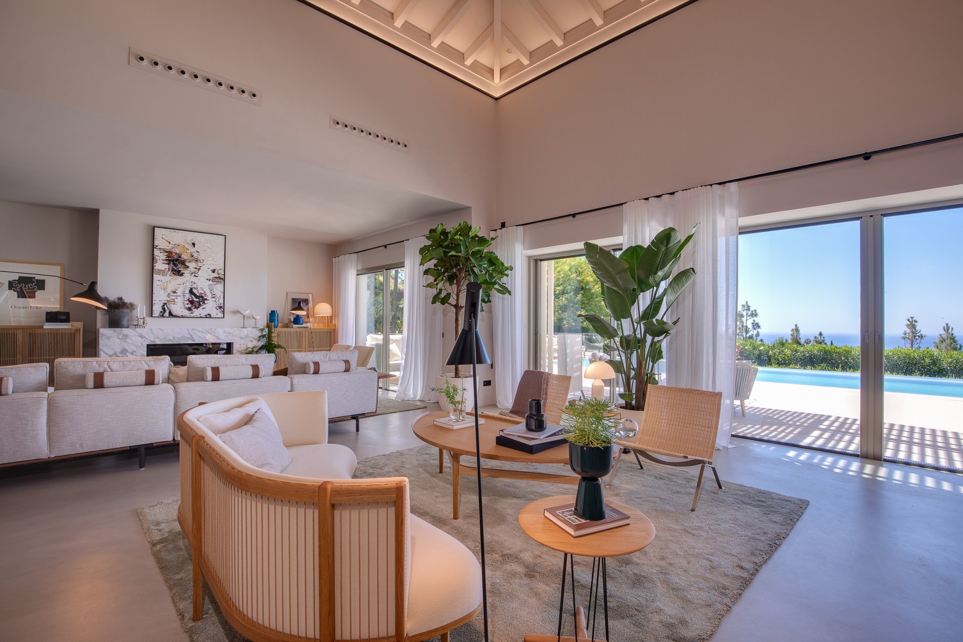 Beautiful villa in Mediterranean-Nordic style with spectacular sea views