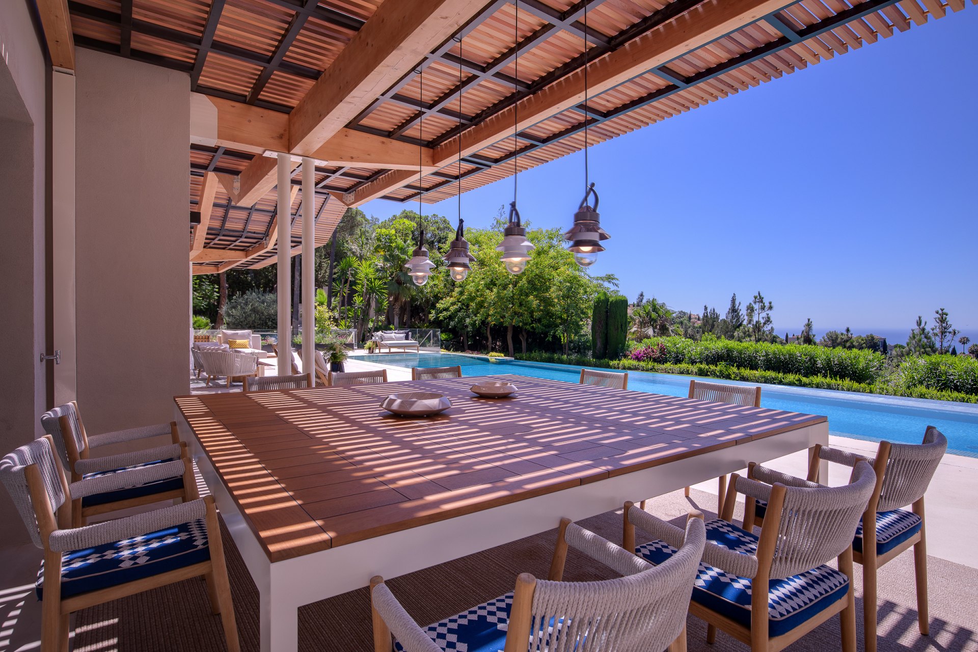 Beautiful villa in Mediterranean-Nordic style with spectacular sea views