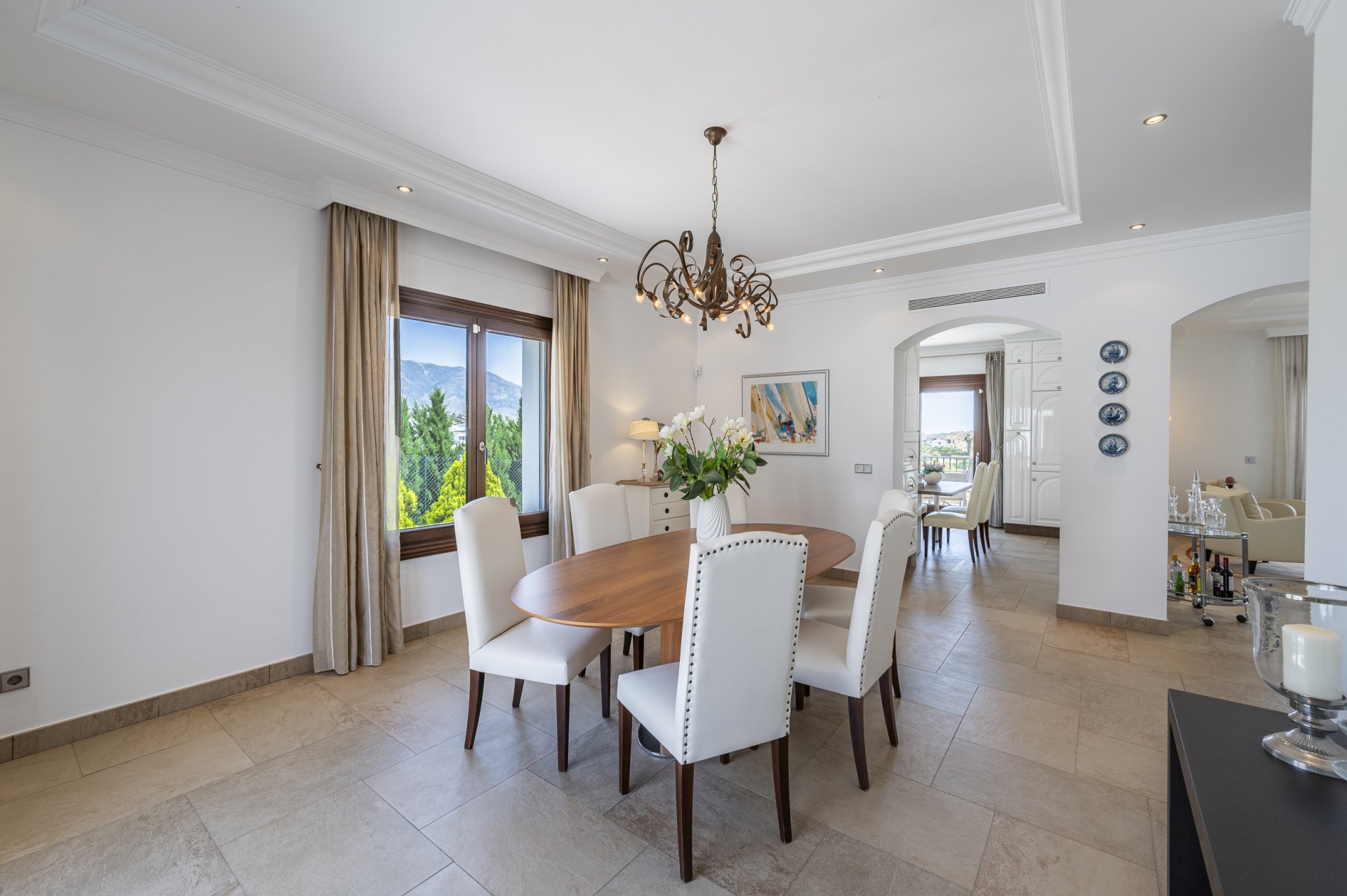 Villa de estilo andaluz junto a La Cala golf club