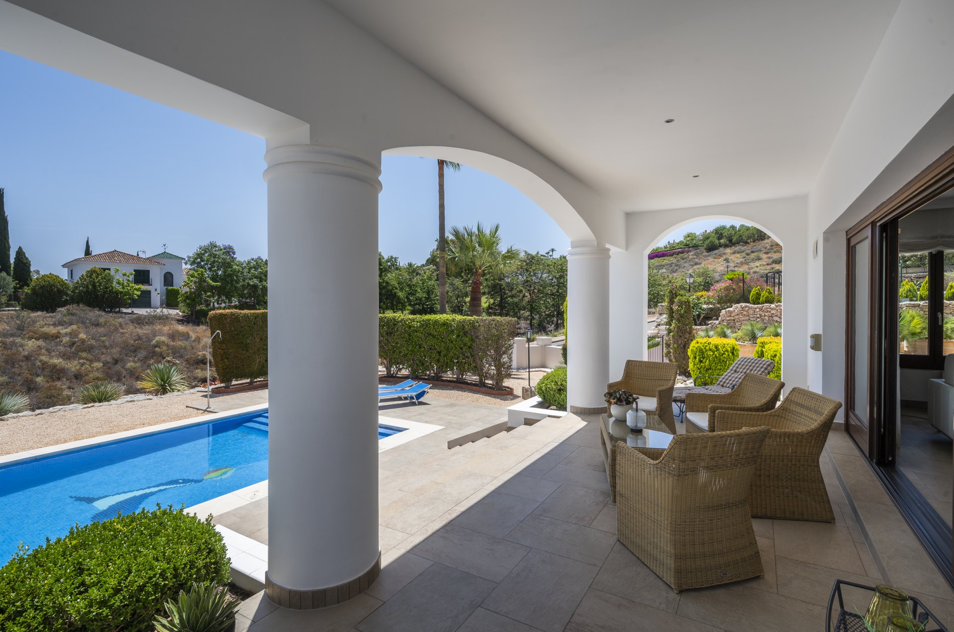 Villa de estilo andaluz junto a La Cala golf club