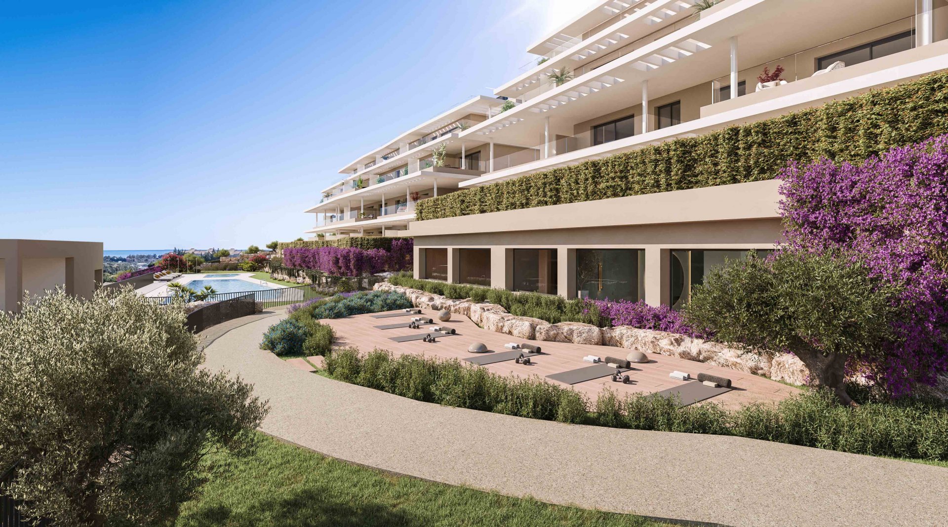 Espléndido ático de nueva construcción con vistas al mar en Estepona