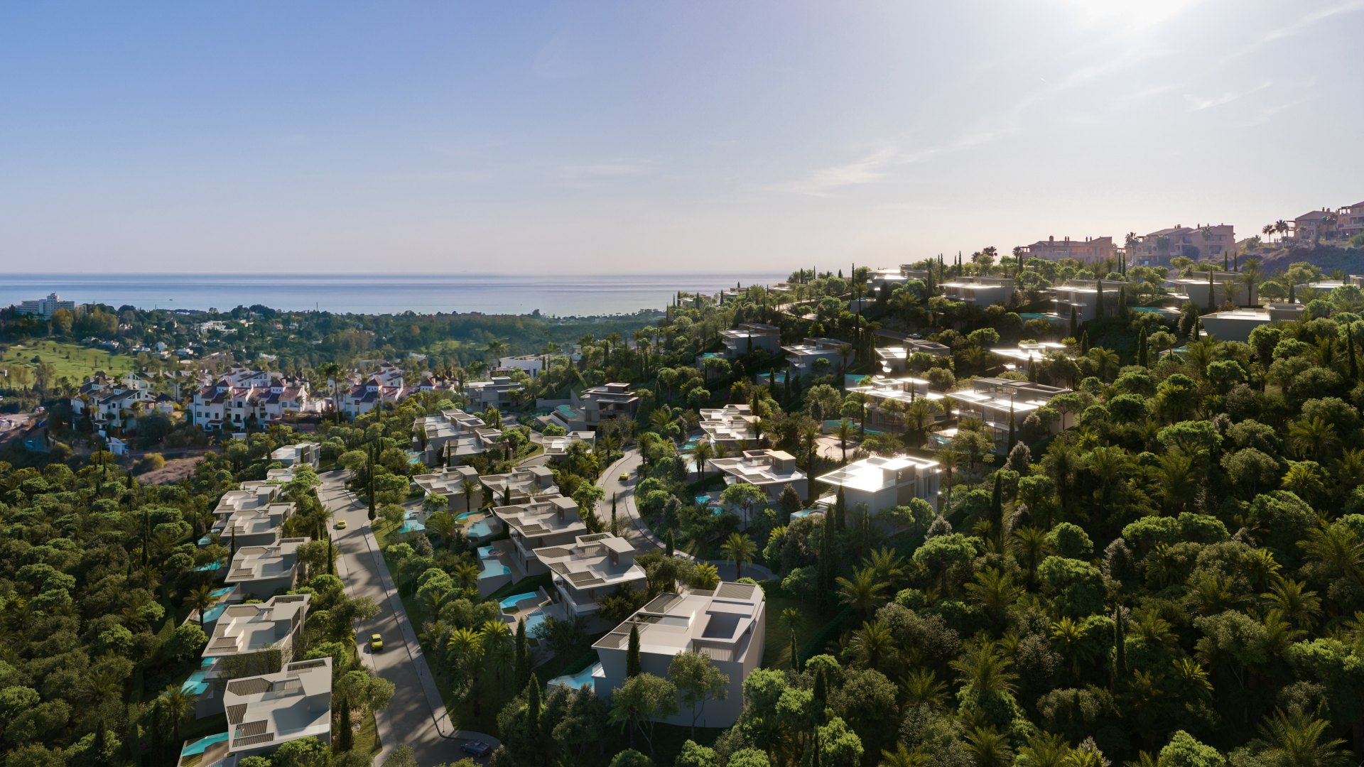 Villa Innovadora en Benahavis imitando las fascinantes líneas de Lamborghini