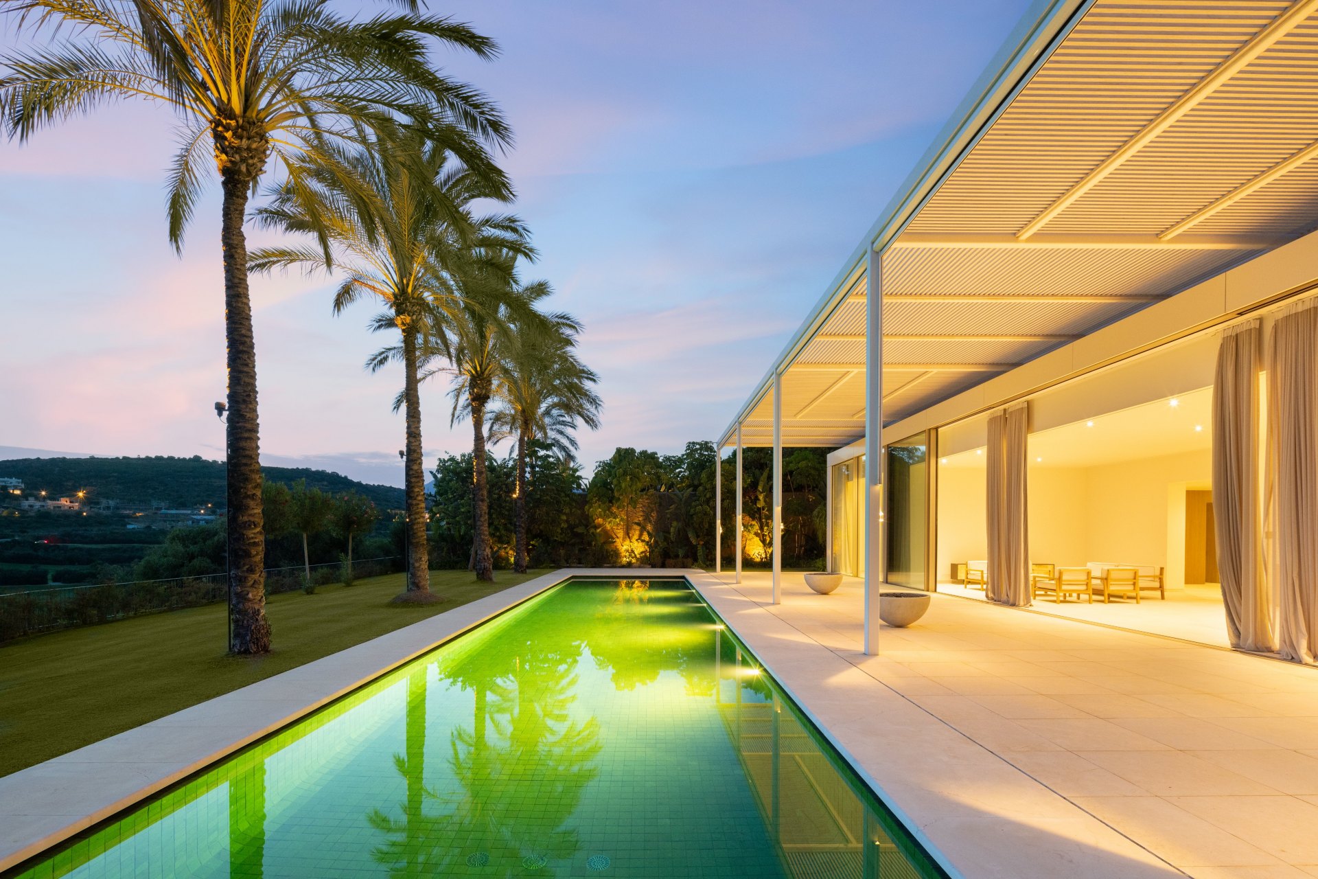 Contemporary villa next to the golf course, Finca Cortesín