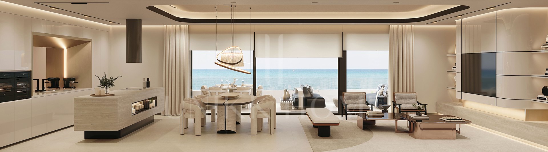 BRAND NEW STATE-OF-THE-ART 2-BEDROOM LUXURY APARTMENT FRONTLINE BEACH EAST MARBELLA