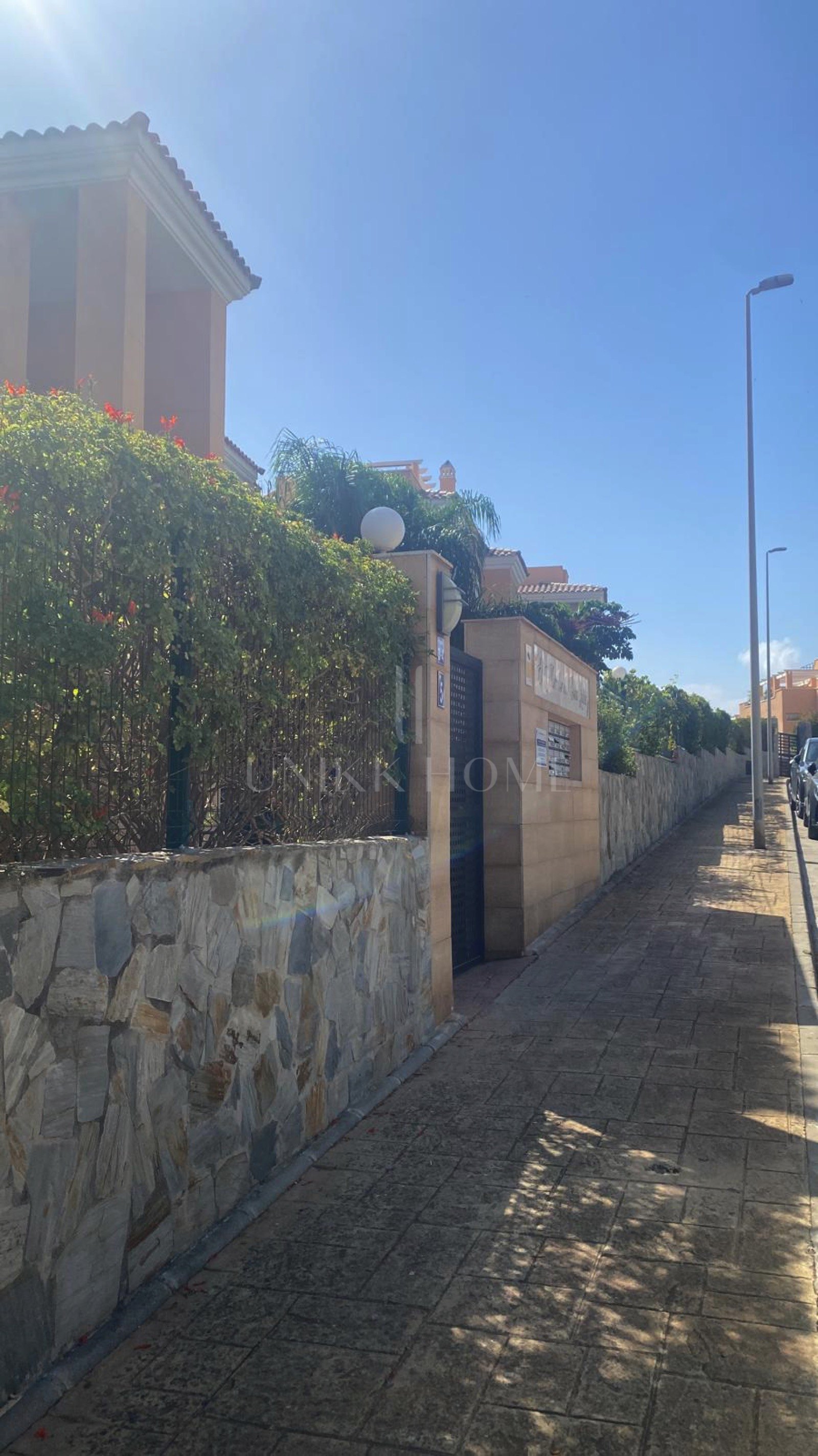 One-bedroom apartment with huge terrace and sea and golf views