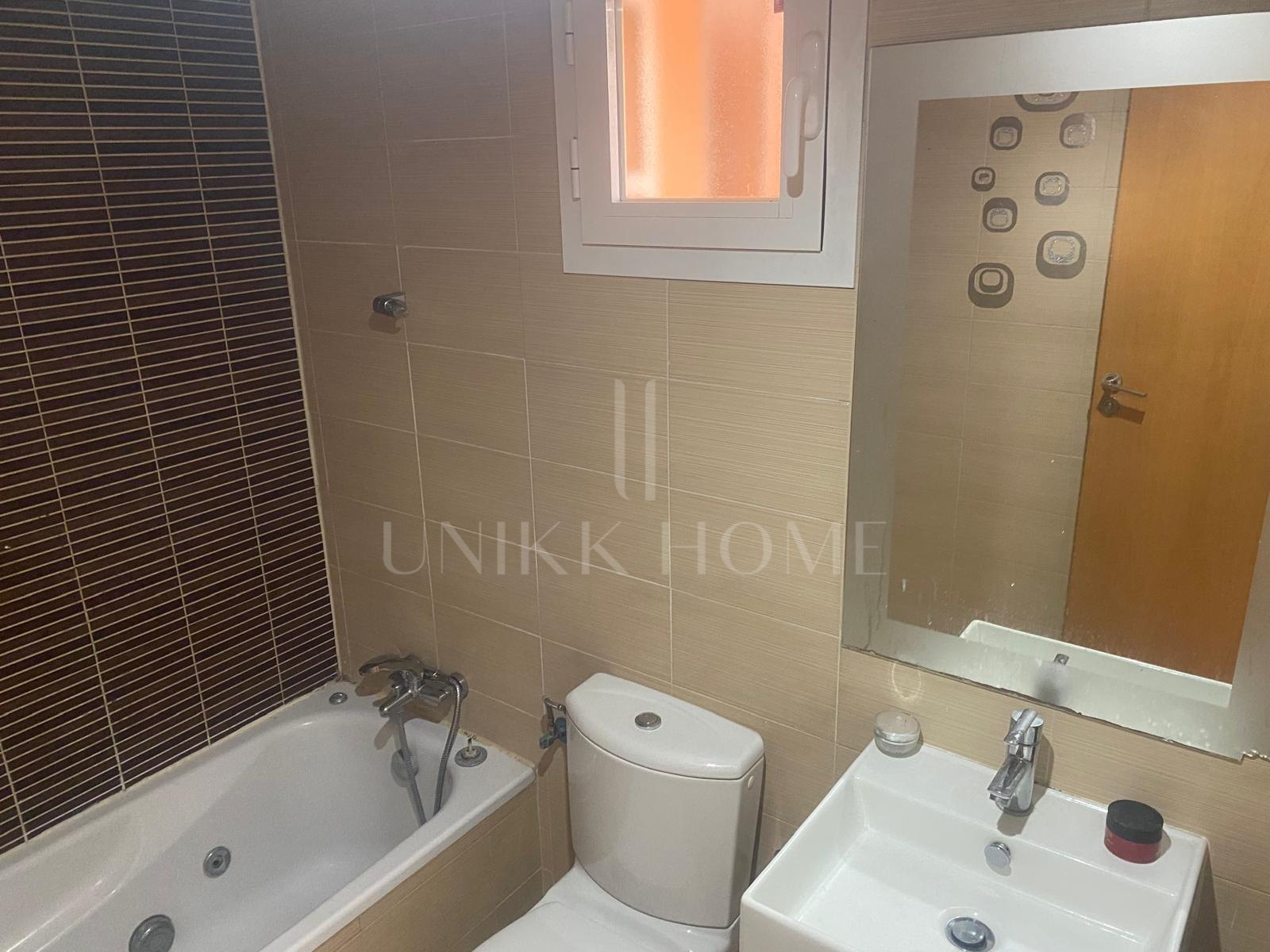 One-bedroom apartment with huge terrace and sea and golf views