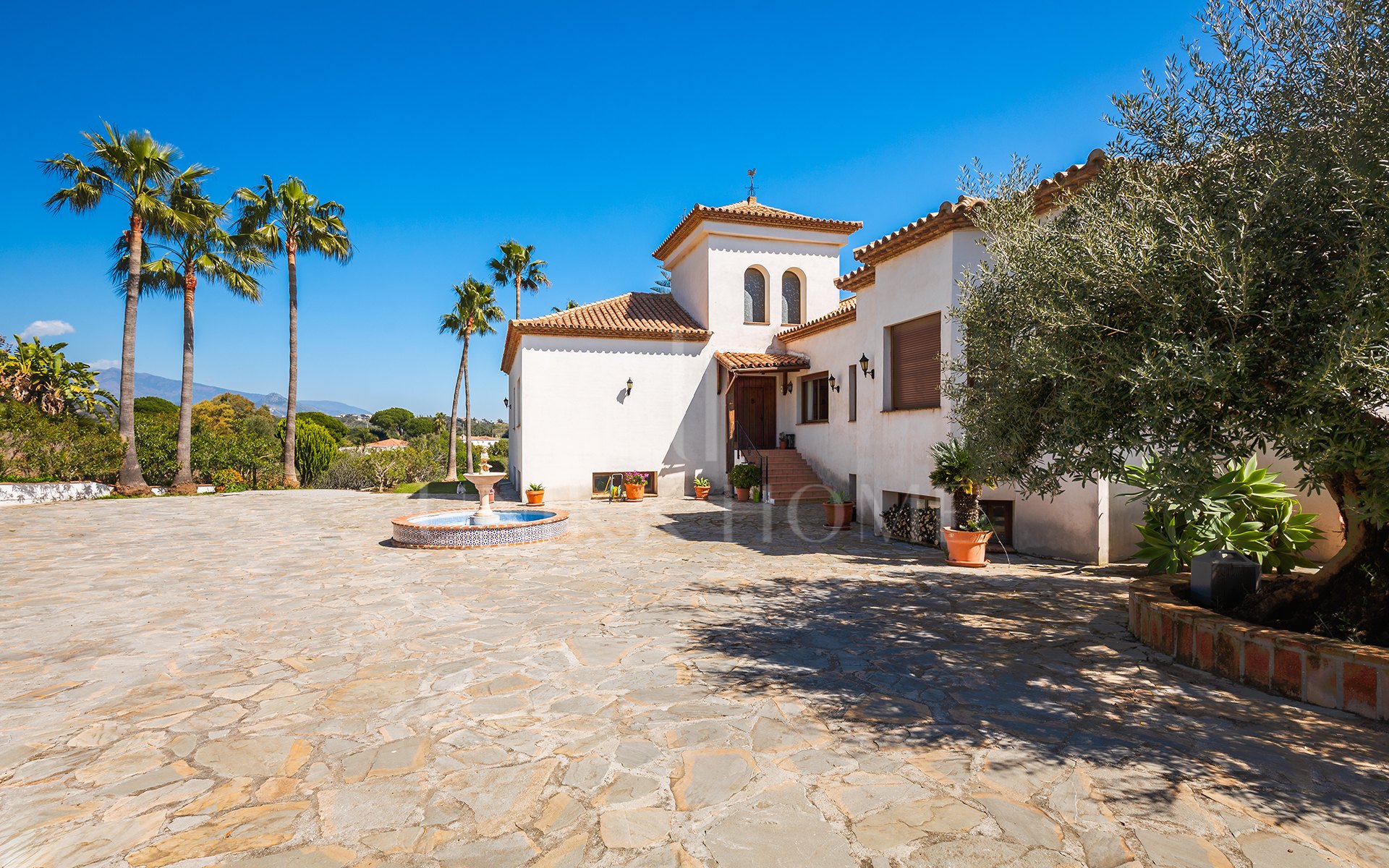 Encantadora finca rústica con vistas panorámicas en El Padrón, Estepona este