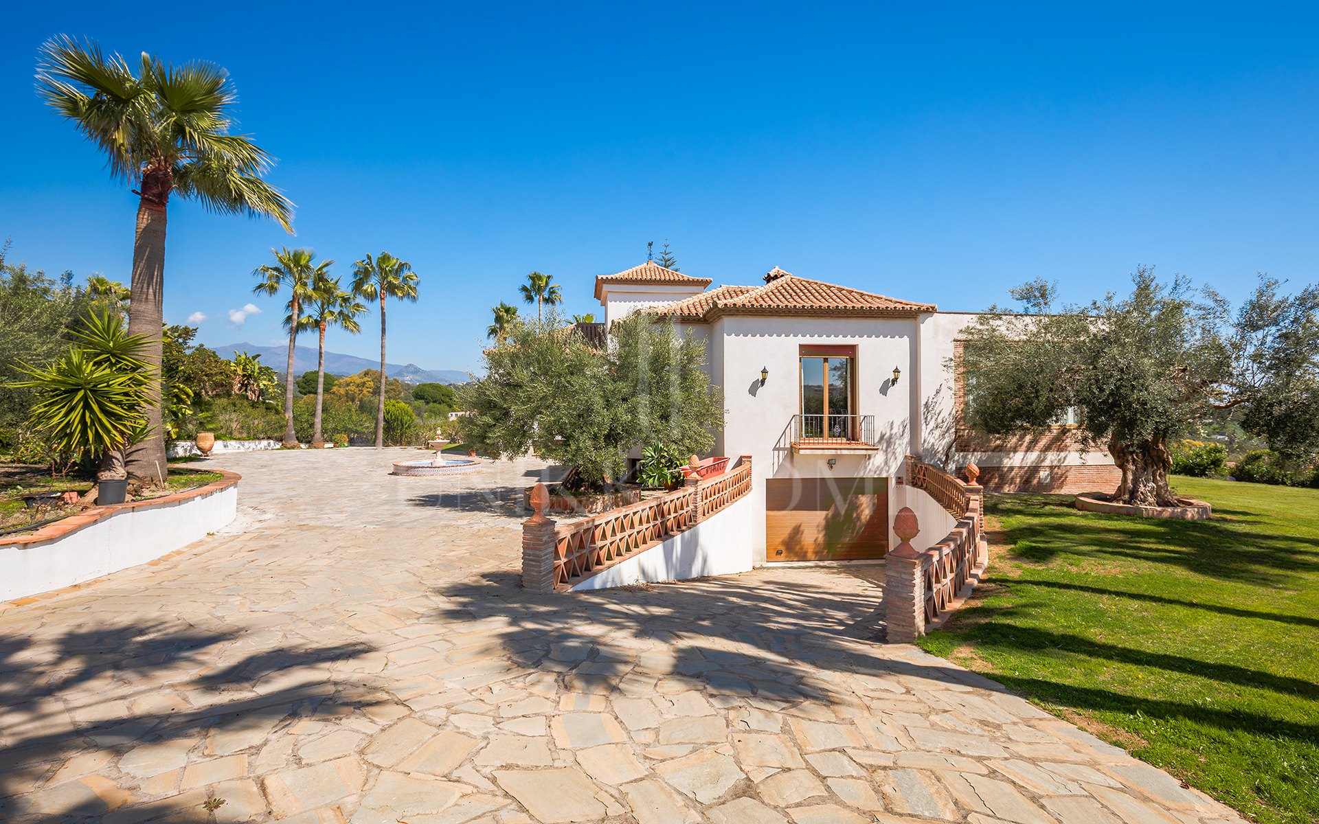Encantadora finca rústica con vistas panorámicas en El Padrón, Estepona este