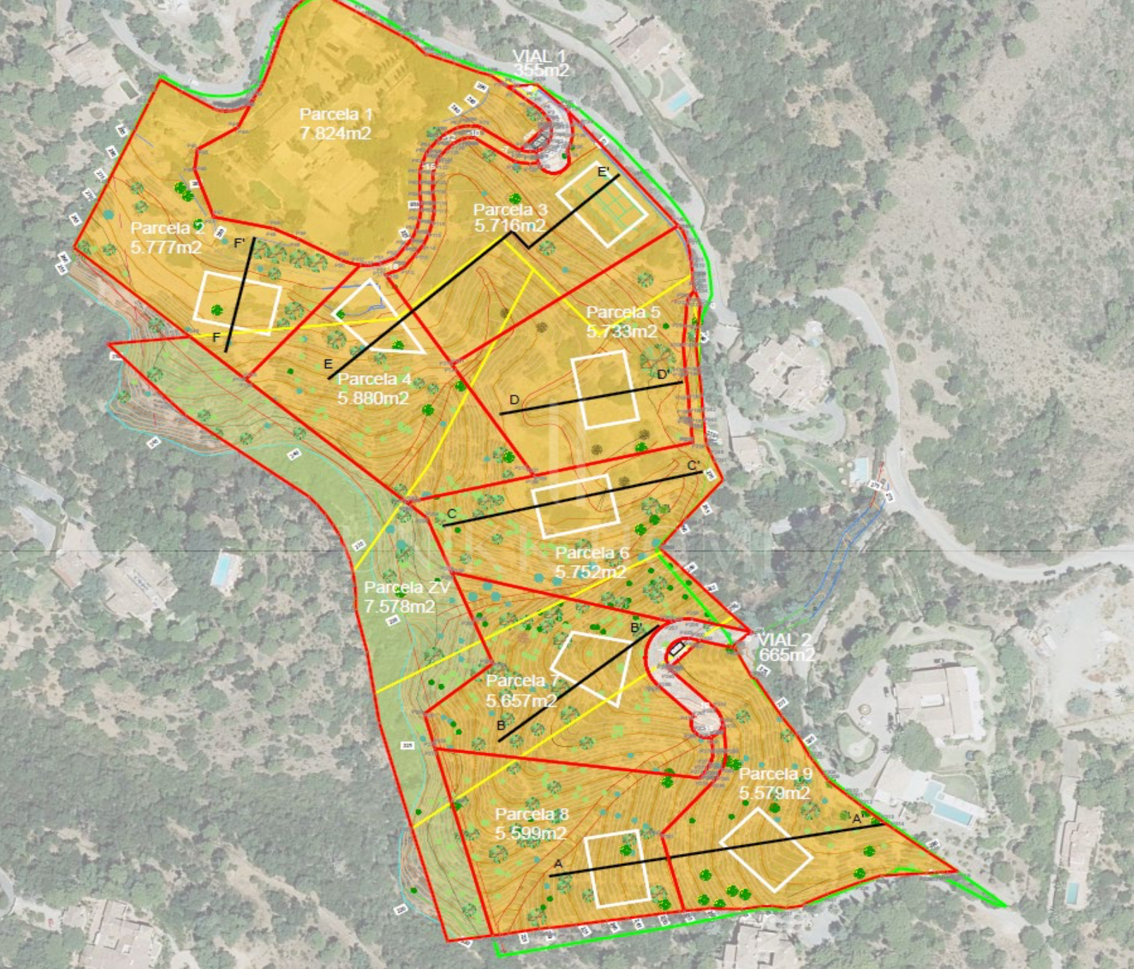 Set of 8 Urban Plots in El Madroñal