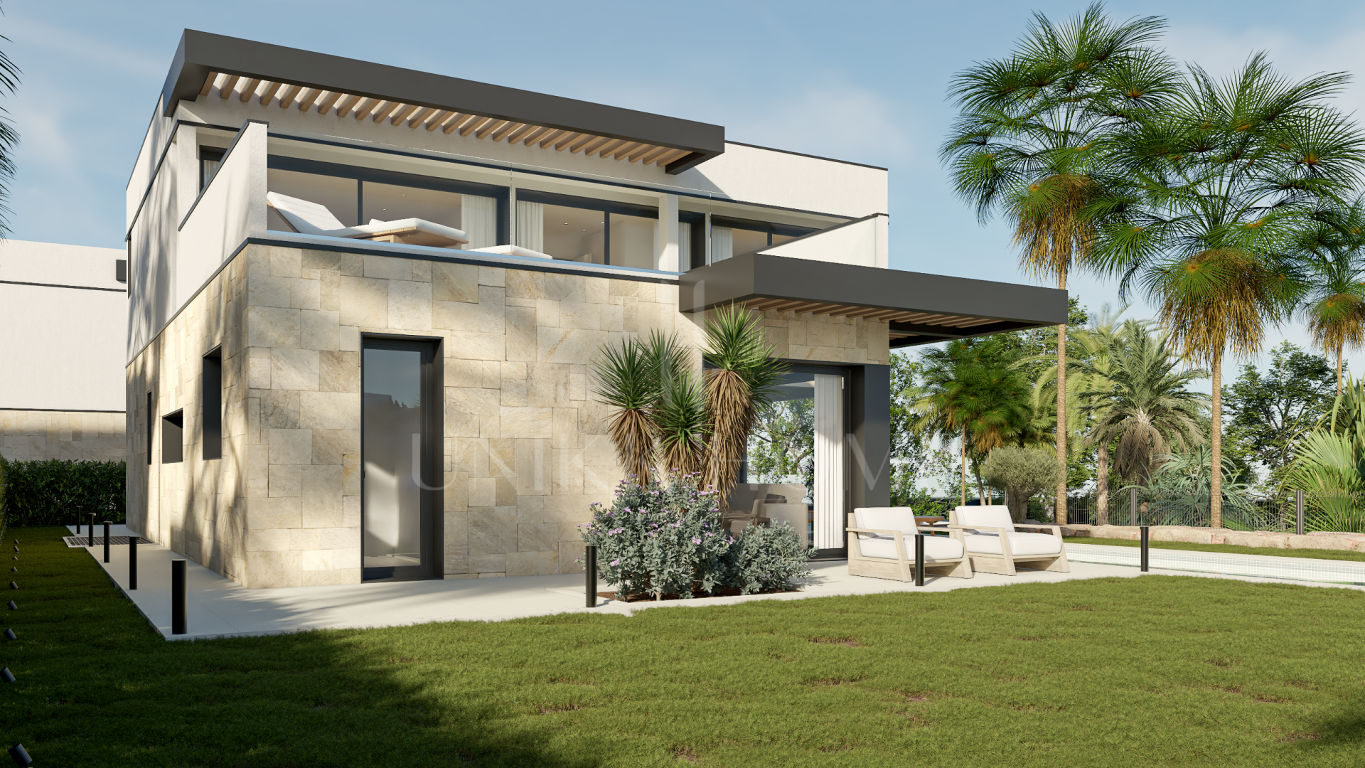 Modern off-plan villa next to El Campanario golf course, on the New Golden Mile