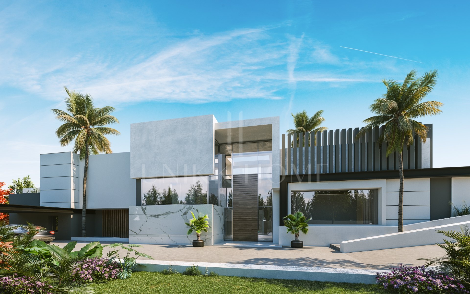 State of the art villas under construction on prime plots in El Paraíso