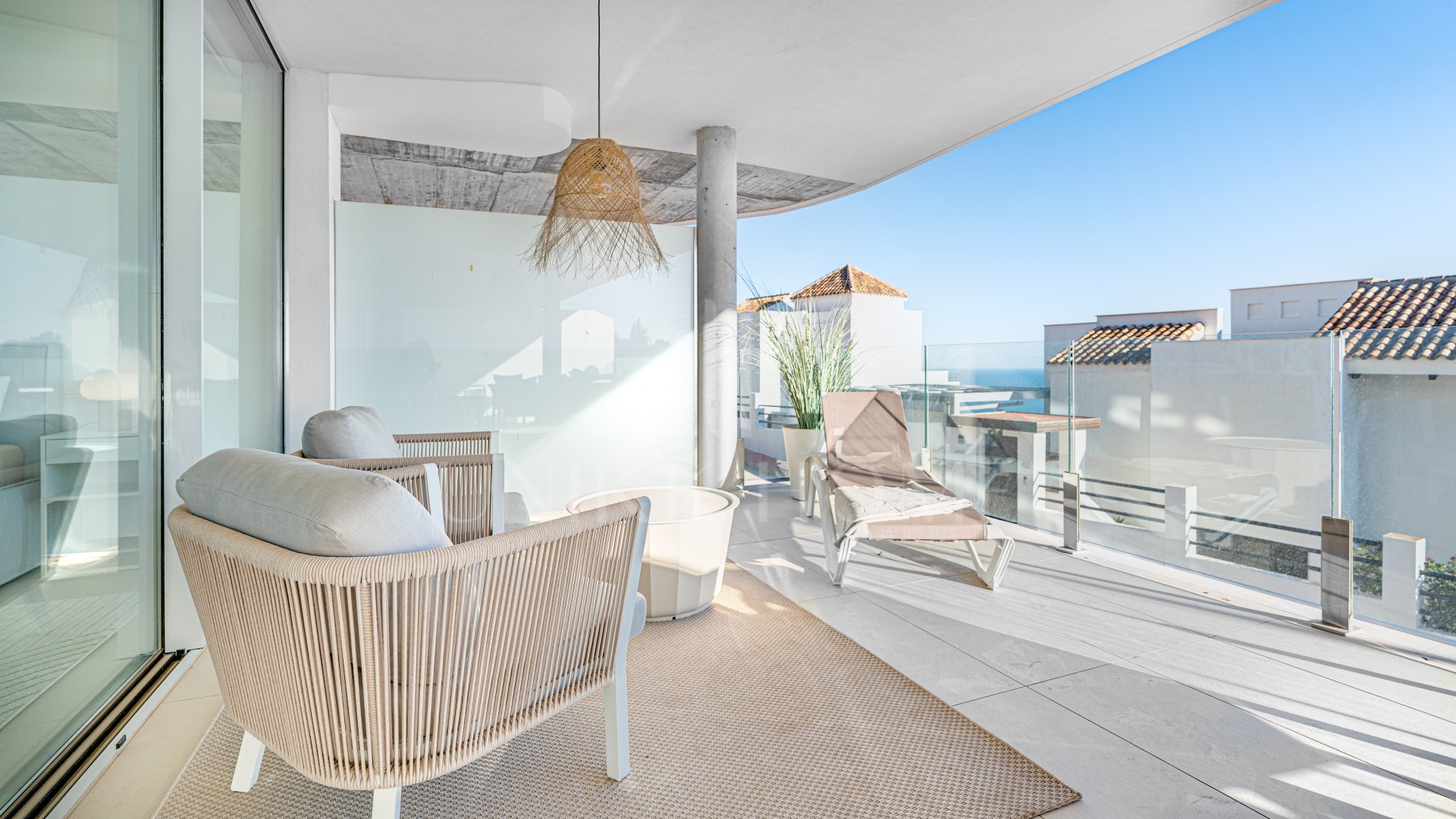 Benalmadena - Stupa Hills - Modern apartment with open sea views and spacious terrace