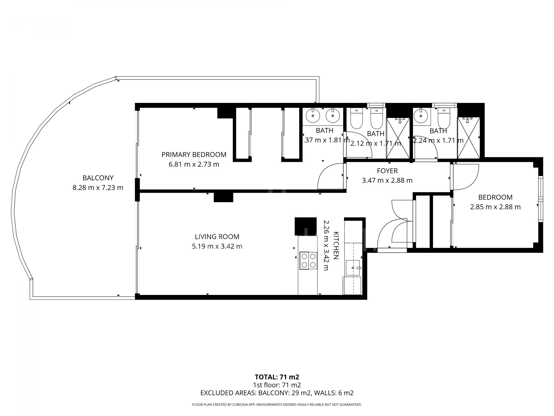 Elegante apartamento de 2 dormitorios con terraza y vistas al mar en Panoramica, El Higuerón