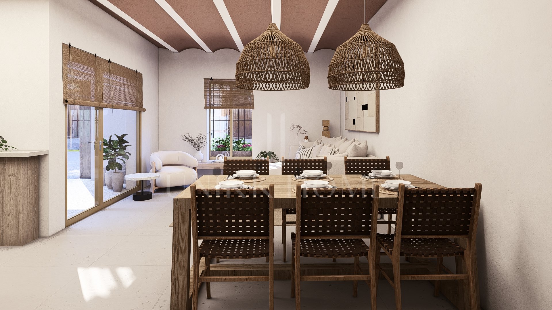 Casa adosada de nueva construcción en el casco antiguo de Estepona