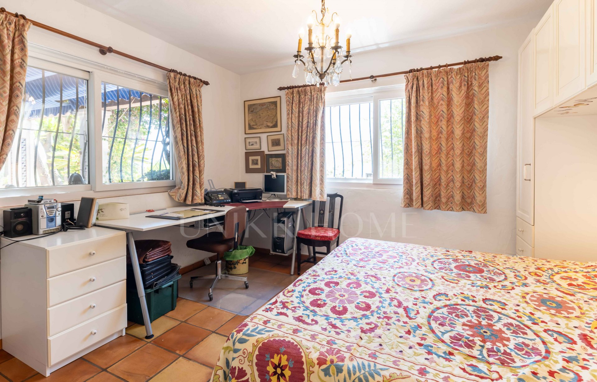 Rustic Andalusian Villa in Mijas pueblo with panoramic Sea and Mountain Views