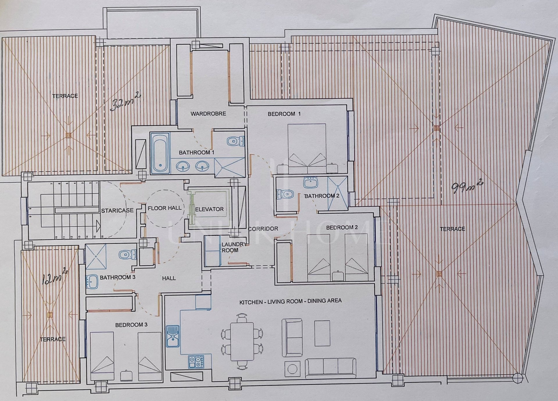 Penthouse in Mijas – Modern 3-Bedroom Home With 155 m² Roof Terrace and Stunning Views