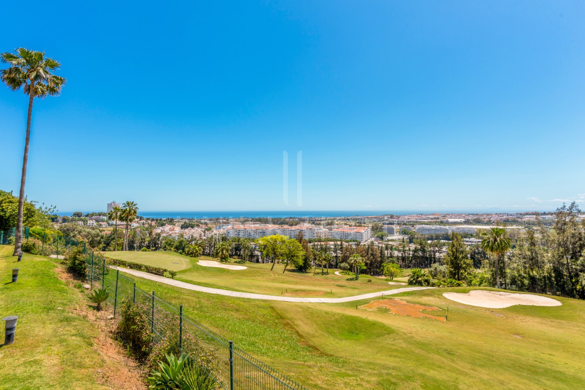 Apartment with private garden and stunning views