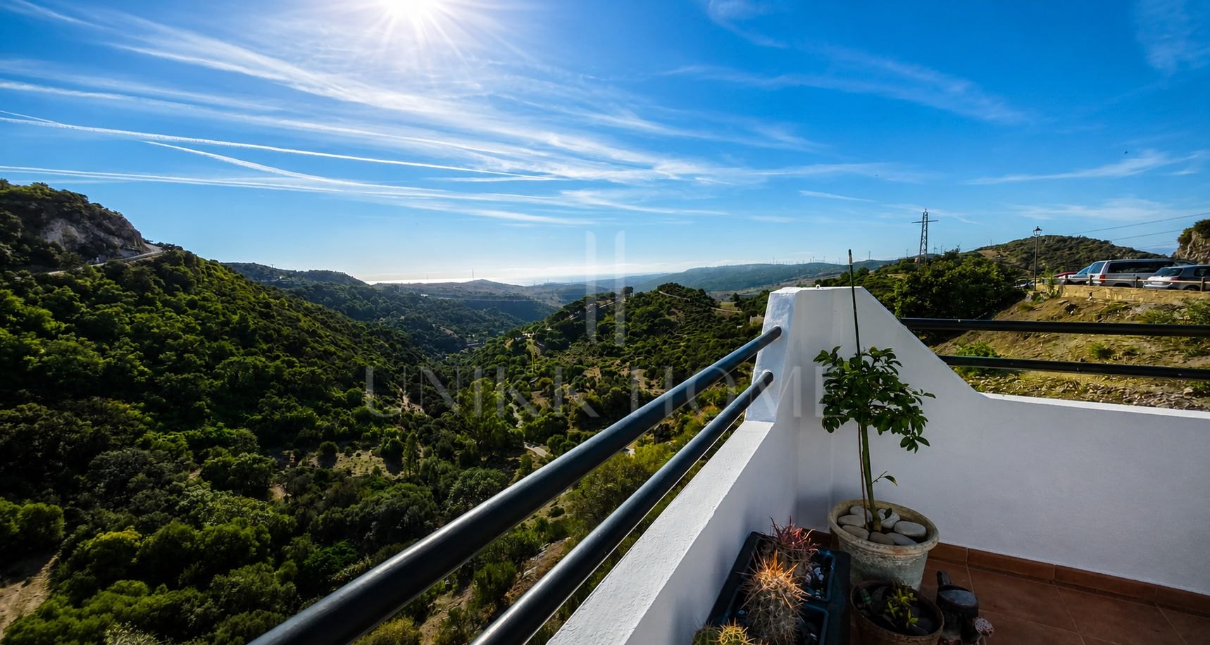 Charming Semi-Detached Townhouse with Panoramic Mountain and Sea Views in Casares
