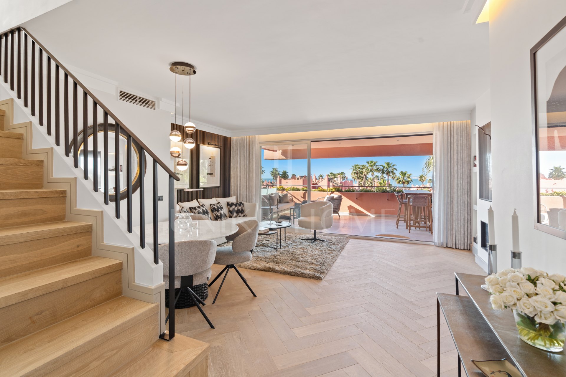 Sea View Luxury Penthouse - Newly Renovated on the Beach Side New Golden Mile