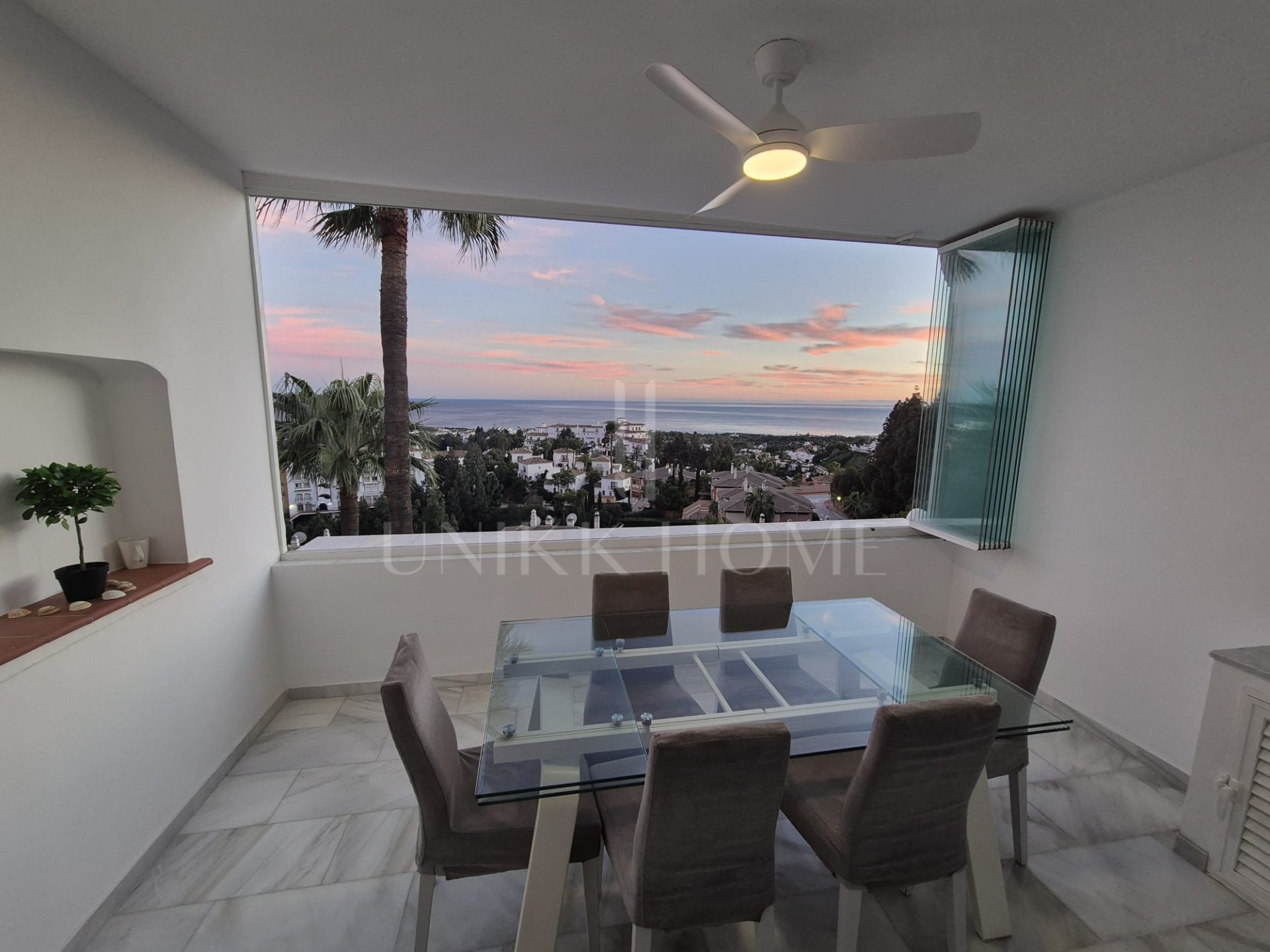 A duplex penthouse with the most stunning panoramic sea views in Calahonda.