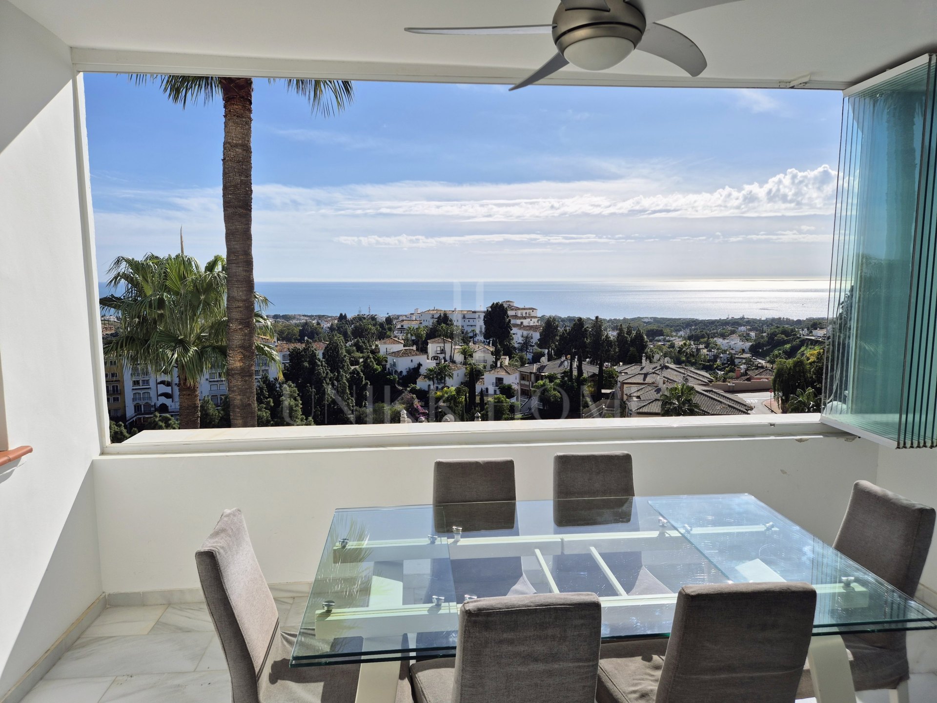A duplex penthouse with the most stunning panoramic sea views in Calahonda.