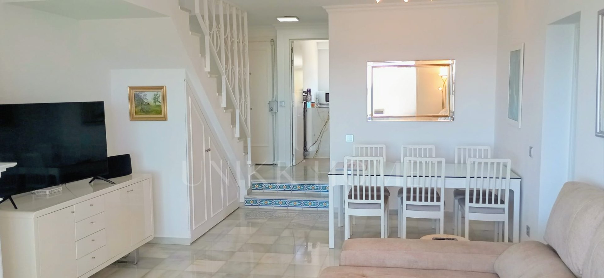 A duplex penthouse with the most stunning panoramic sea views in Calahonda.