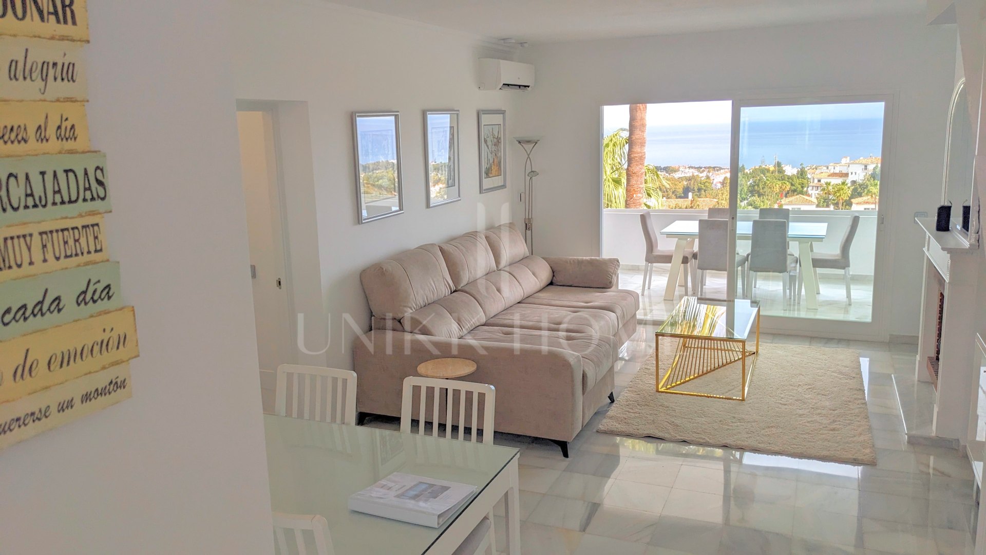 A duplex penthouse with the most stunning panoramic sea views in Calahonda.