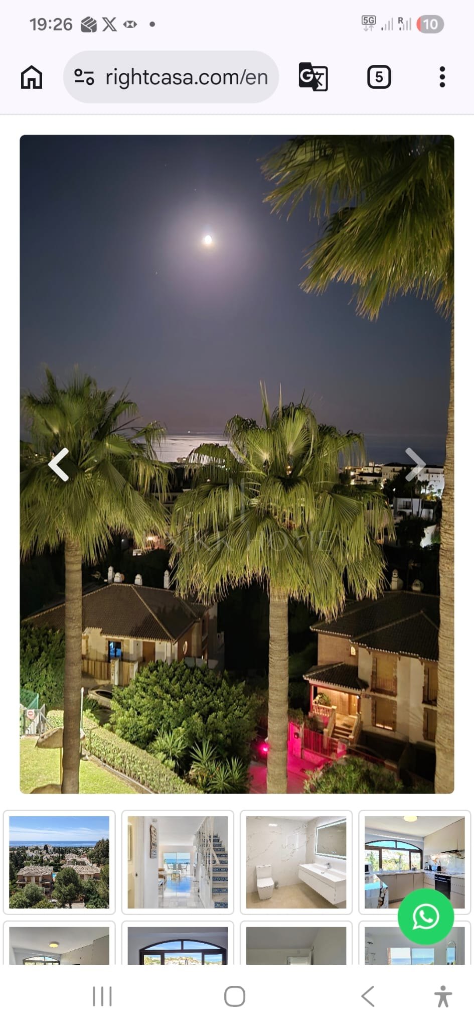 A duplex penthouse with the most stunning panoramic sea views in Calahonda.