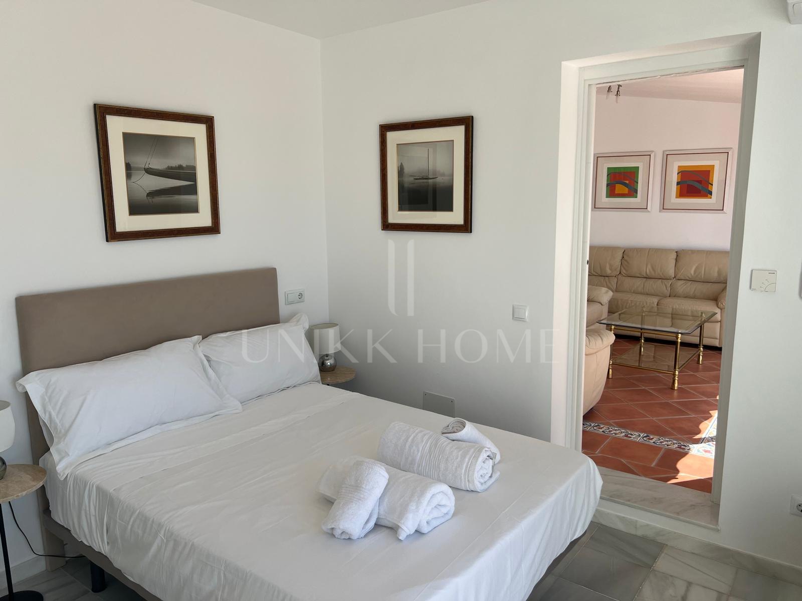 A duplex penthouse with the most stunning panoramic sea views in Calahonda.