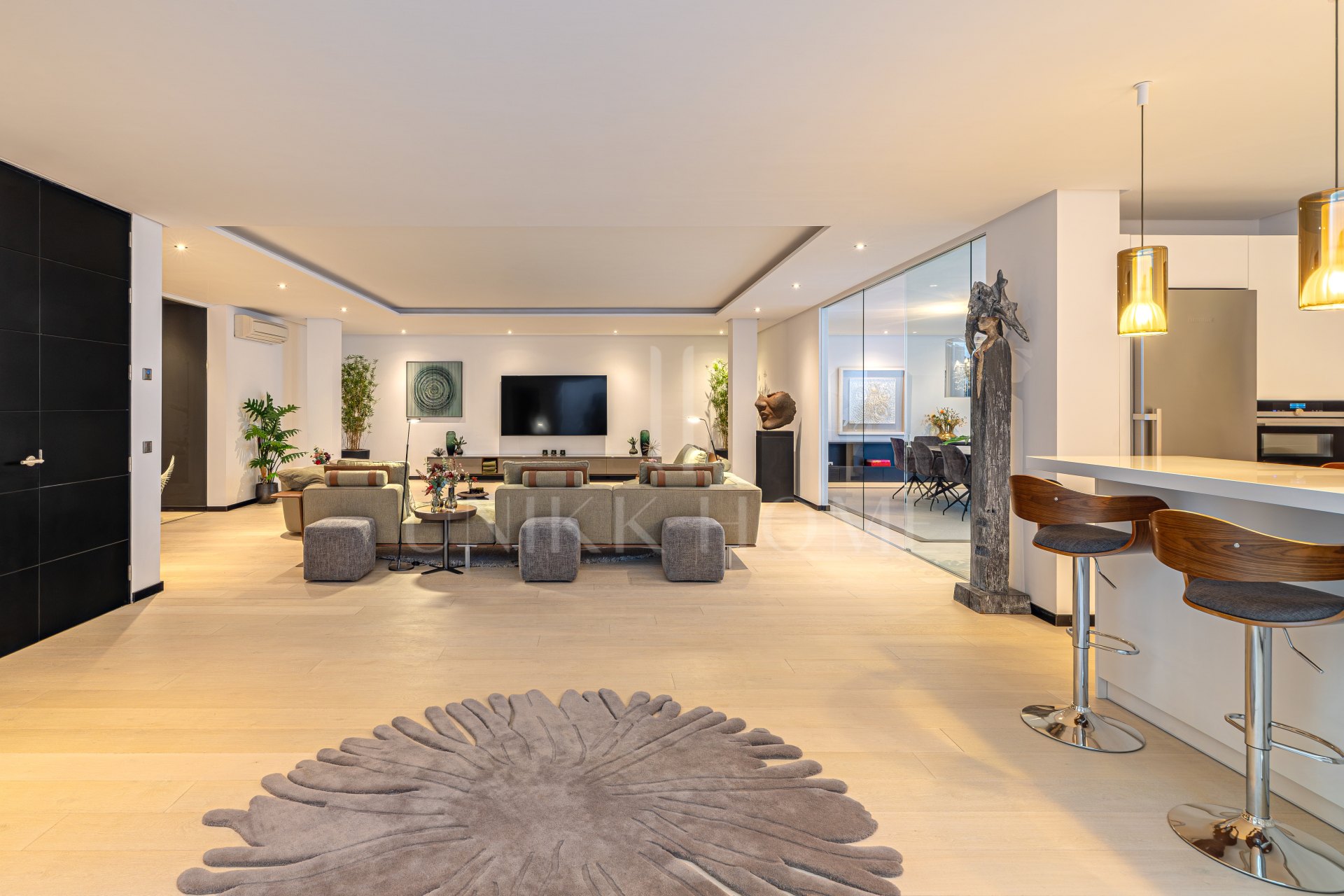 Elegante Villa de Lujo junto a la playa en Guadalmina Baja con excepcional privacidad y diseño contemporanéo