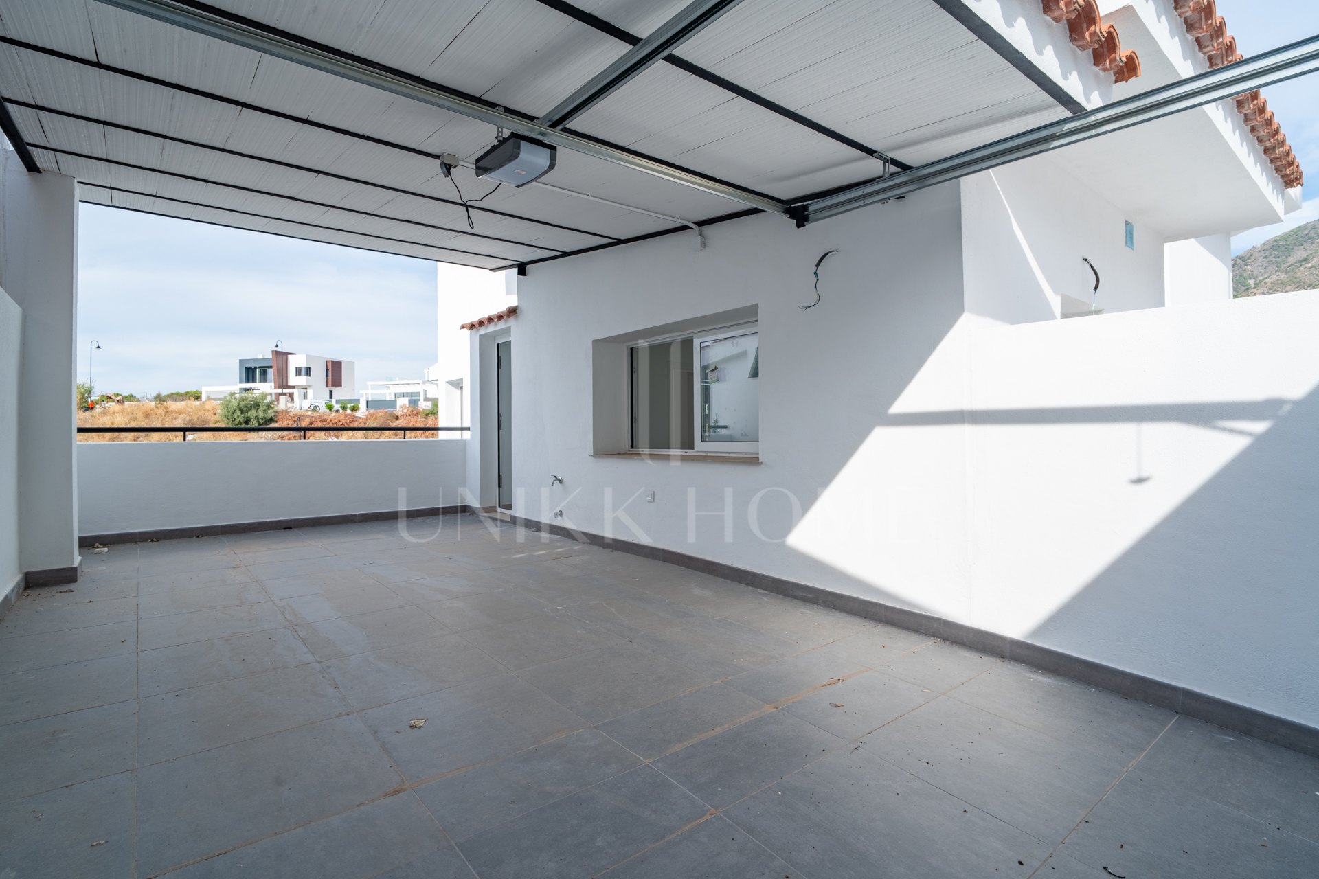 Villa de obra nueva con vistas bonitas en Mijas Pueblo