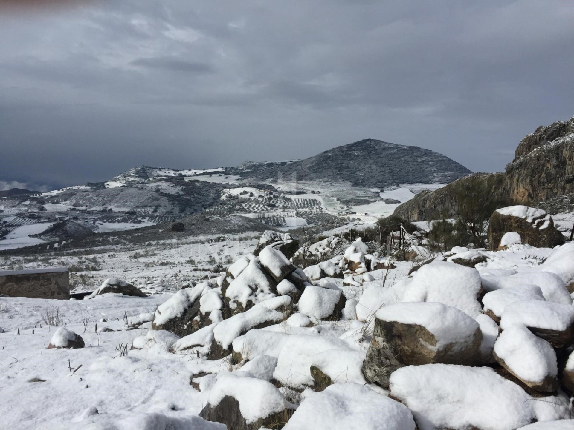 Just forty minutes from Malaga capital and the airport, this farm of 106 hectares is located in a natural environment of great beauty, 920 meters above sea level. Located on the slopes of the Torcal Natural Park, this property