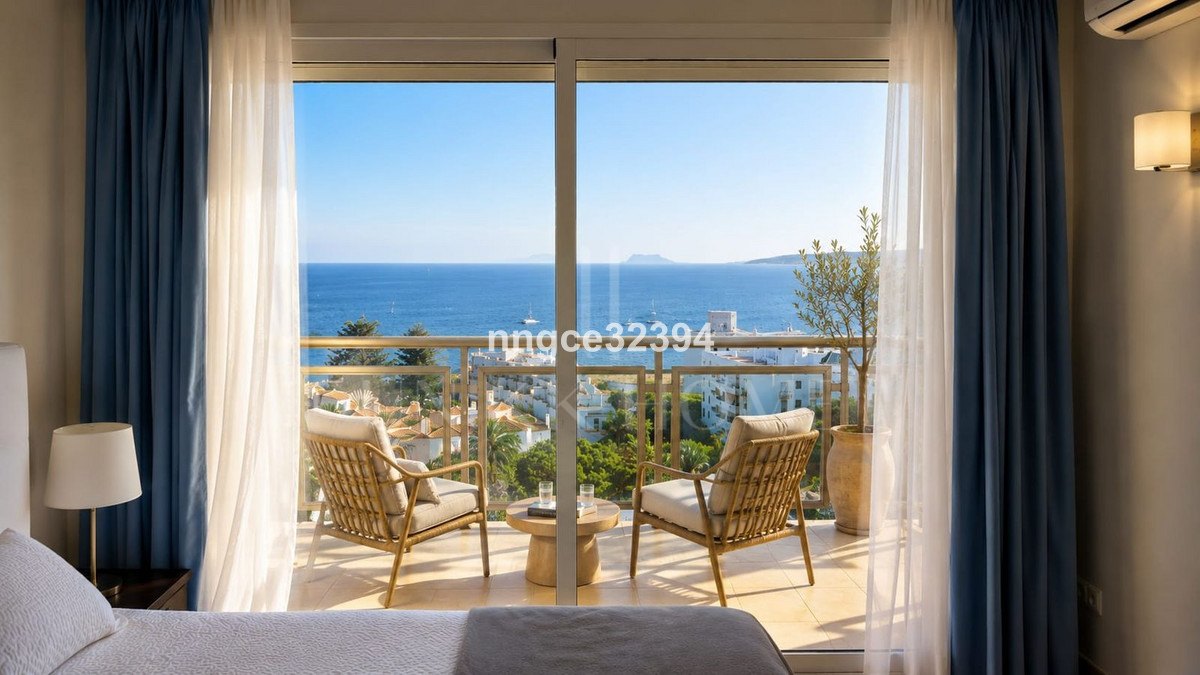 Totally Reformed Top-Floor Apartment with Panoramic Sea Views Over Estepona Marina & Playa del Cristo/Playa Seghers