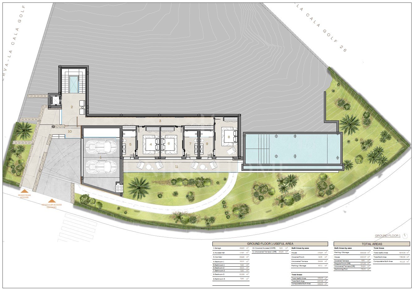 Villa with sea and mountain views for sale in La Reserva de la Cala Golf